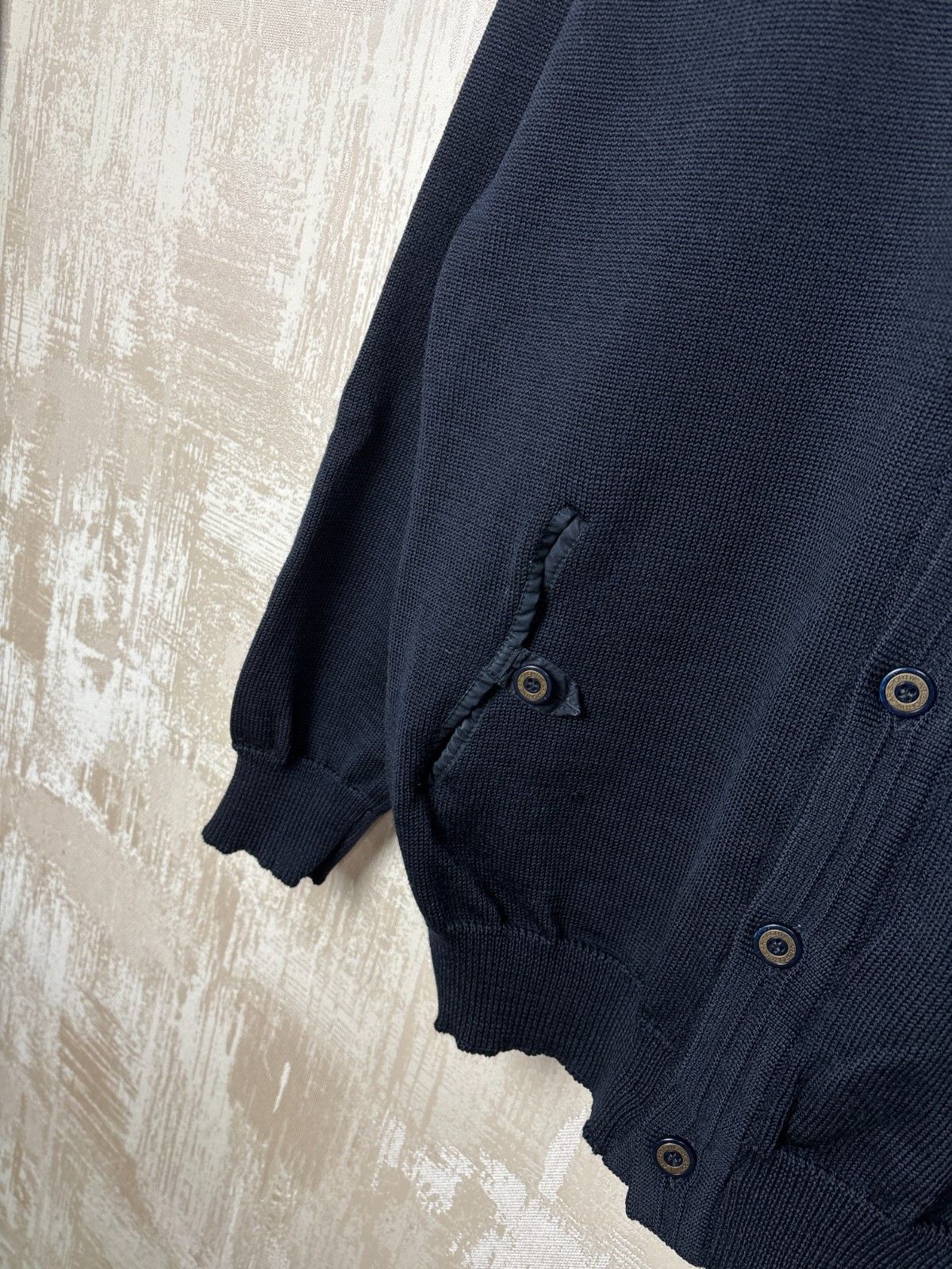 Other Vintage Yachting Clipper Wool Cardigan Sweater Navy Blue Size US L / EU 52-54 / 3 - 10 Thumbnail