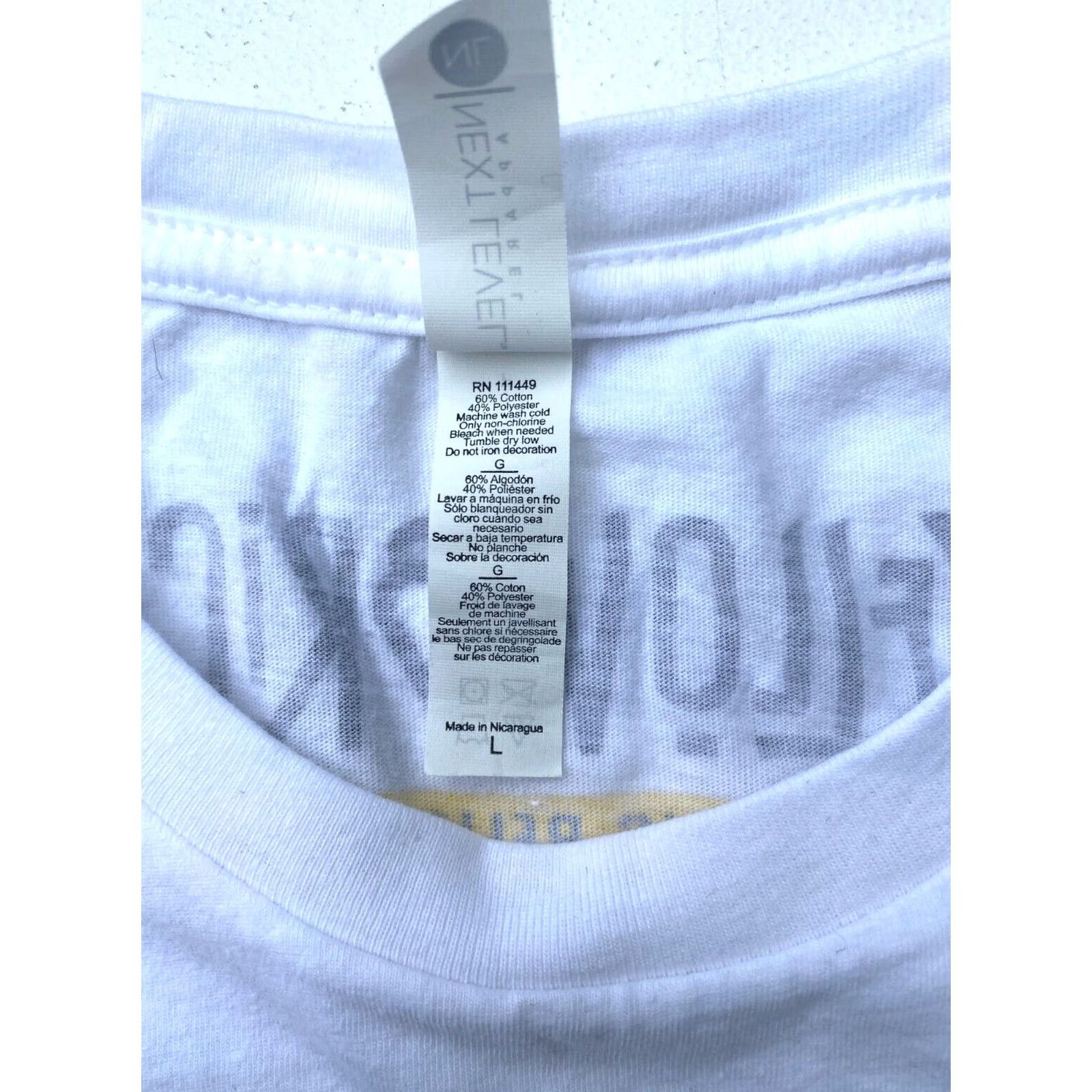 Next Level Men's T-Shirt Nike Shirt Yellow Brick Seeing is Believing Tour Sz L Size US L / EU 52-54 / 3 - 5 Thumbnail