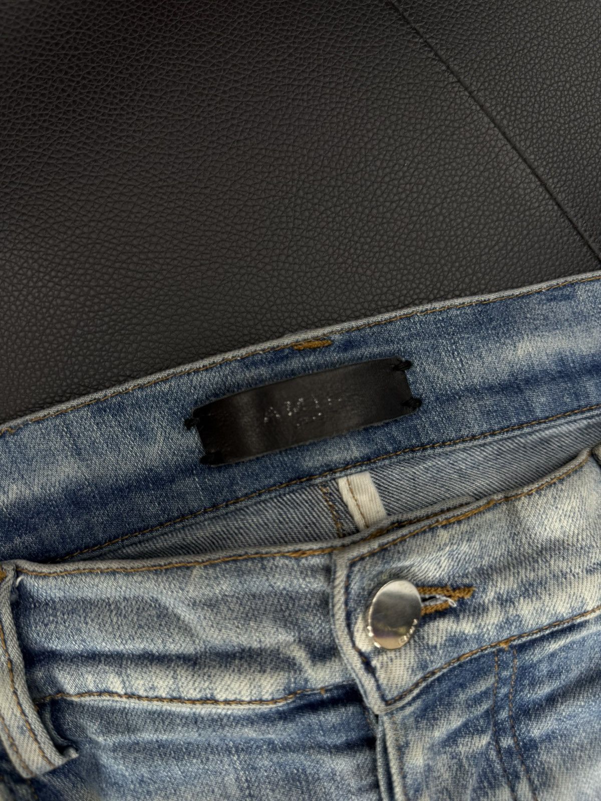 Amiri Amiri Jeans Blue Multicolored Size 36 Pre Owned🧼 Size US 36 / EU 52 - 8 Thumbnail