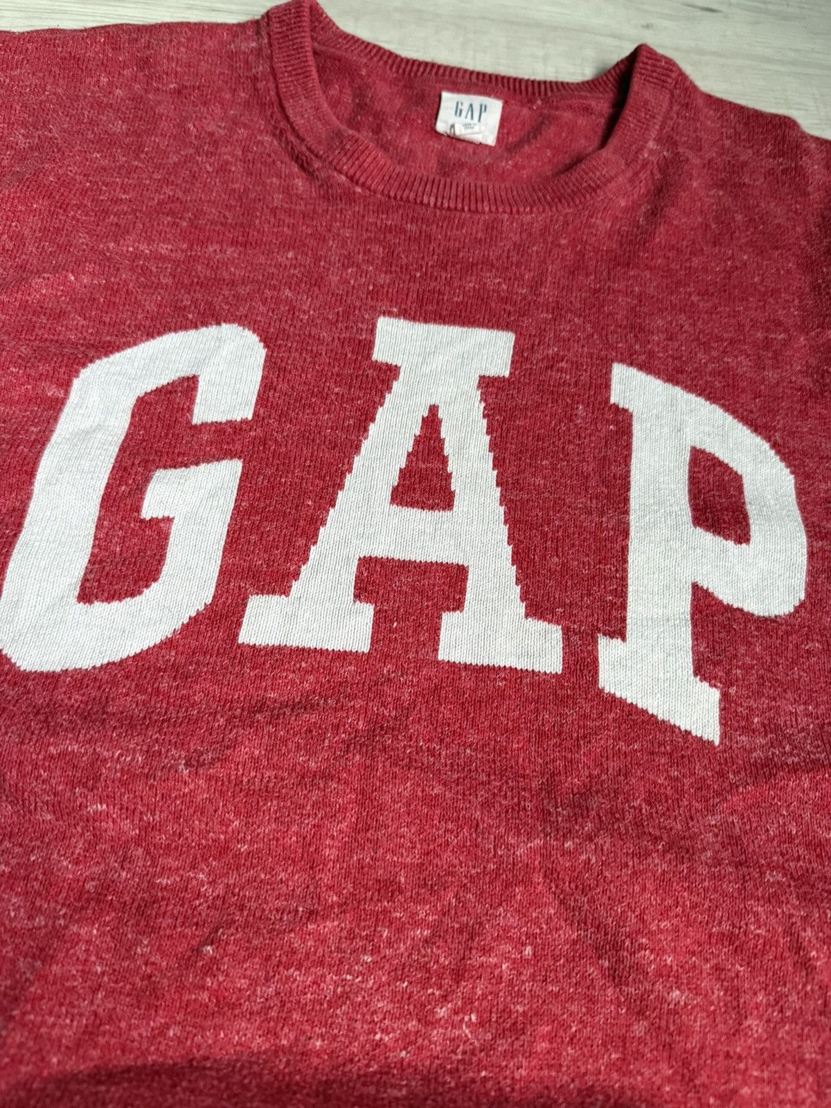 Gap × Vintage Vintage Sweater Gap Crewneck Logo Size US L / EU 52-54 / 3 - 4 Thumbnail