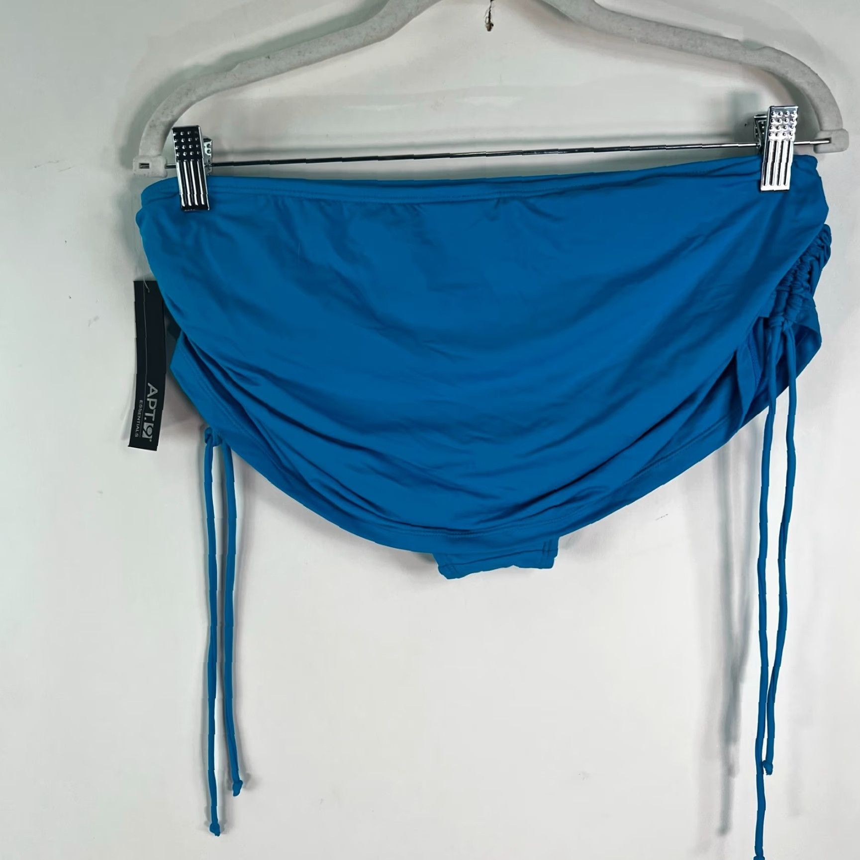 Apt. 9 VINTAGE Apt. 9 Womens Bikini Bottom Swimwear 12 Blue Solid Beach Hipster Comfortable Fit Size 34" / US 12 / IT 48 - 6 Thumbnail