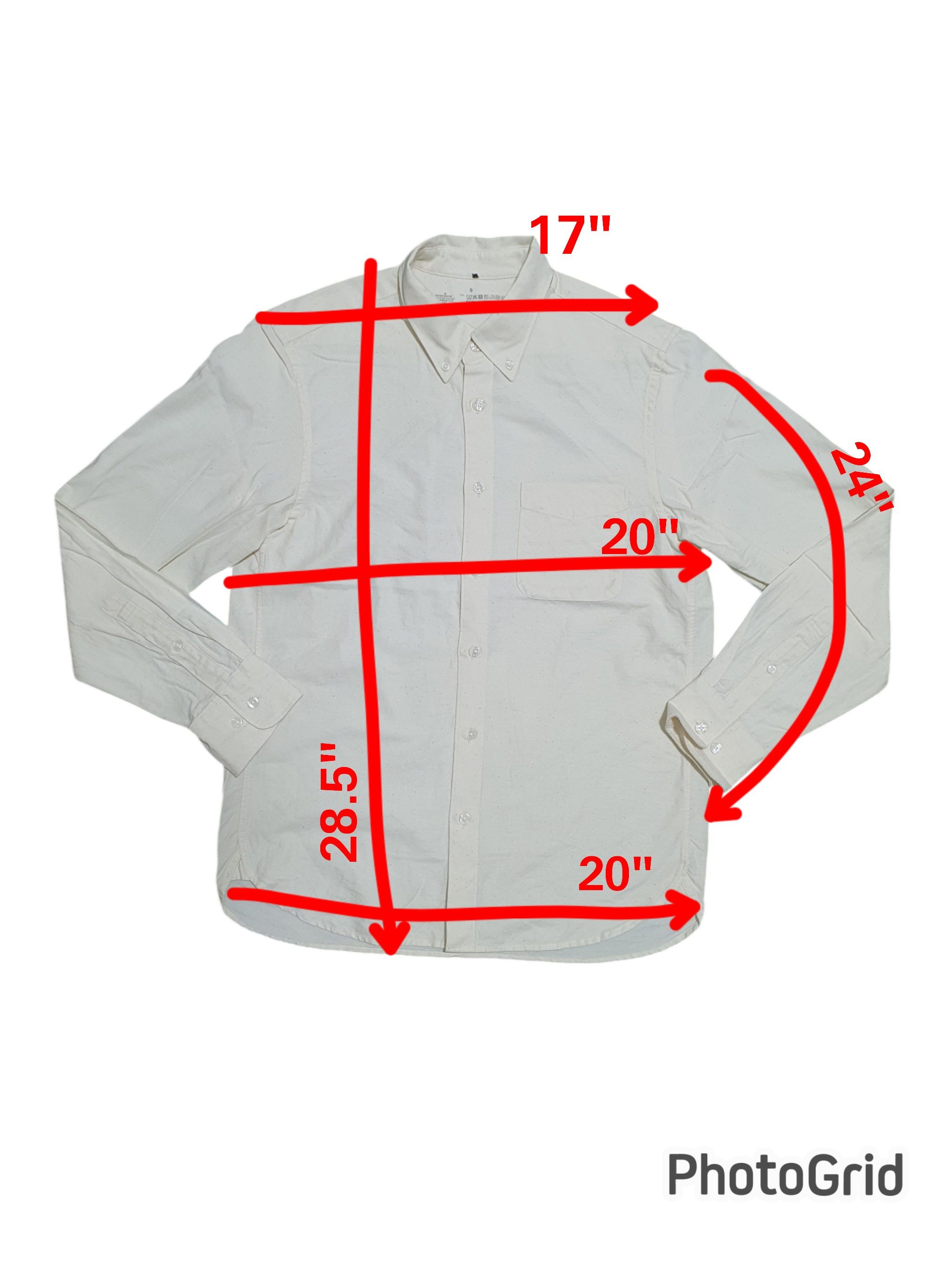 Japanese Brand × Muji MUJI BEIGE 20/28.5 BUTTON SHIRT Size US S / EU 44-46 / 1 - 7 Thumbnail