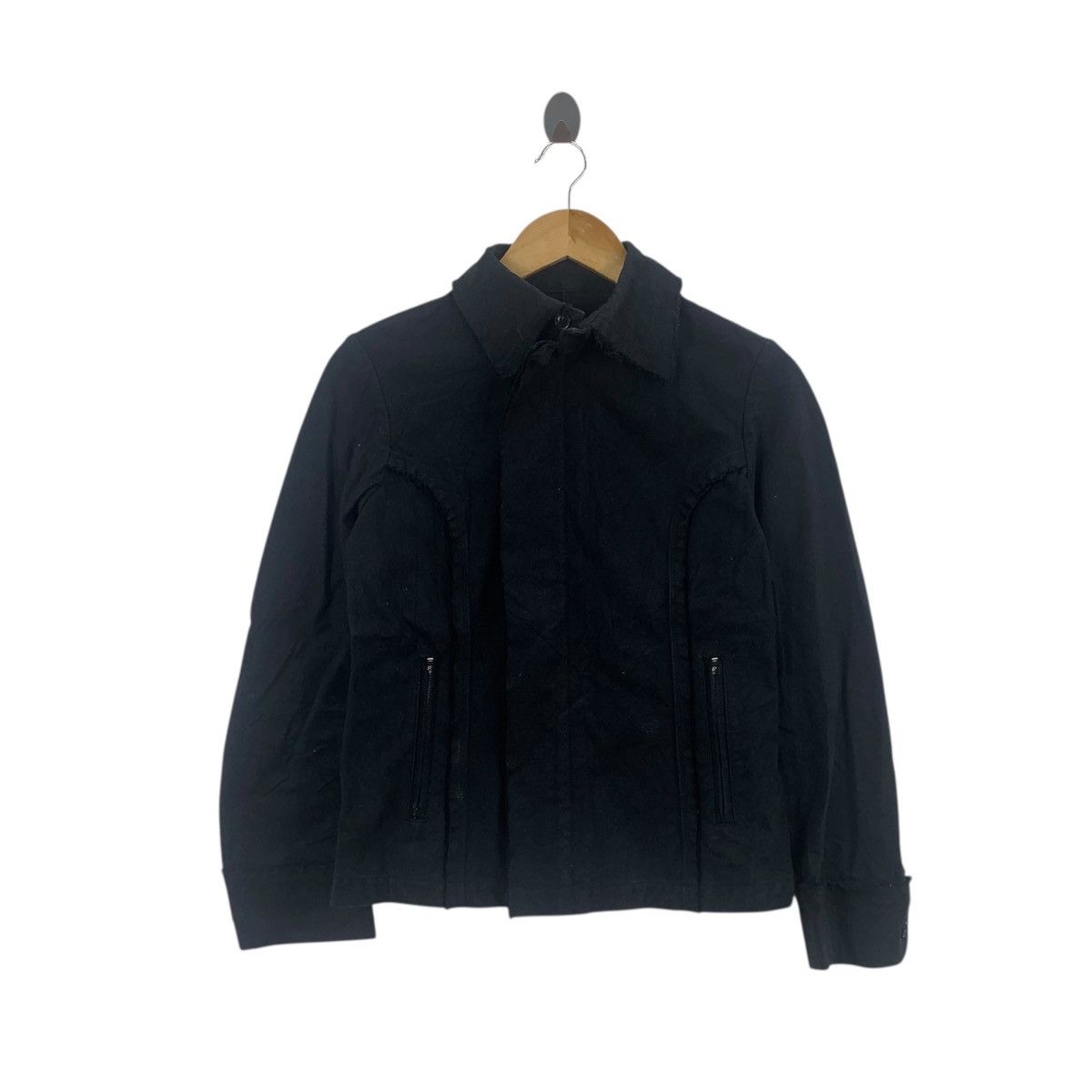 80's tricot COMME des GARÇONS jacket tricot COMME des GARCONS Cotton Plaid Jacket Size M(K-99265