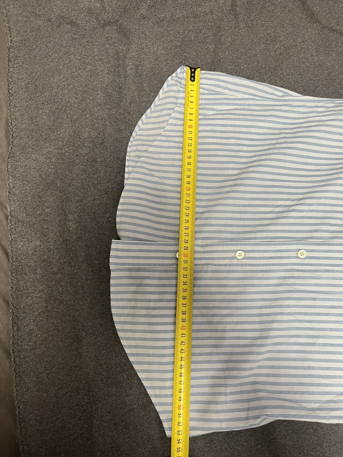 Vivienne Westwood Vivienne Westwood Man London Men's Blue Stripe Shirt Size 50 Size US M / EU 48-50 / 2 - 10 Thumbnail