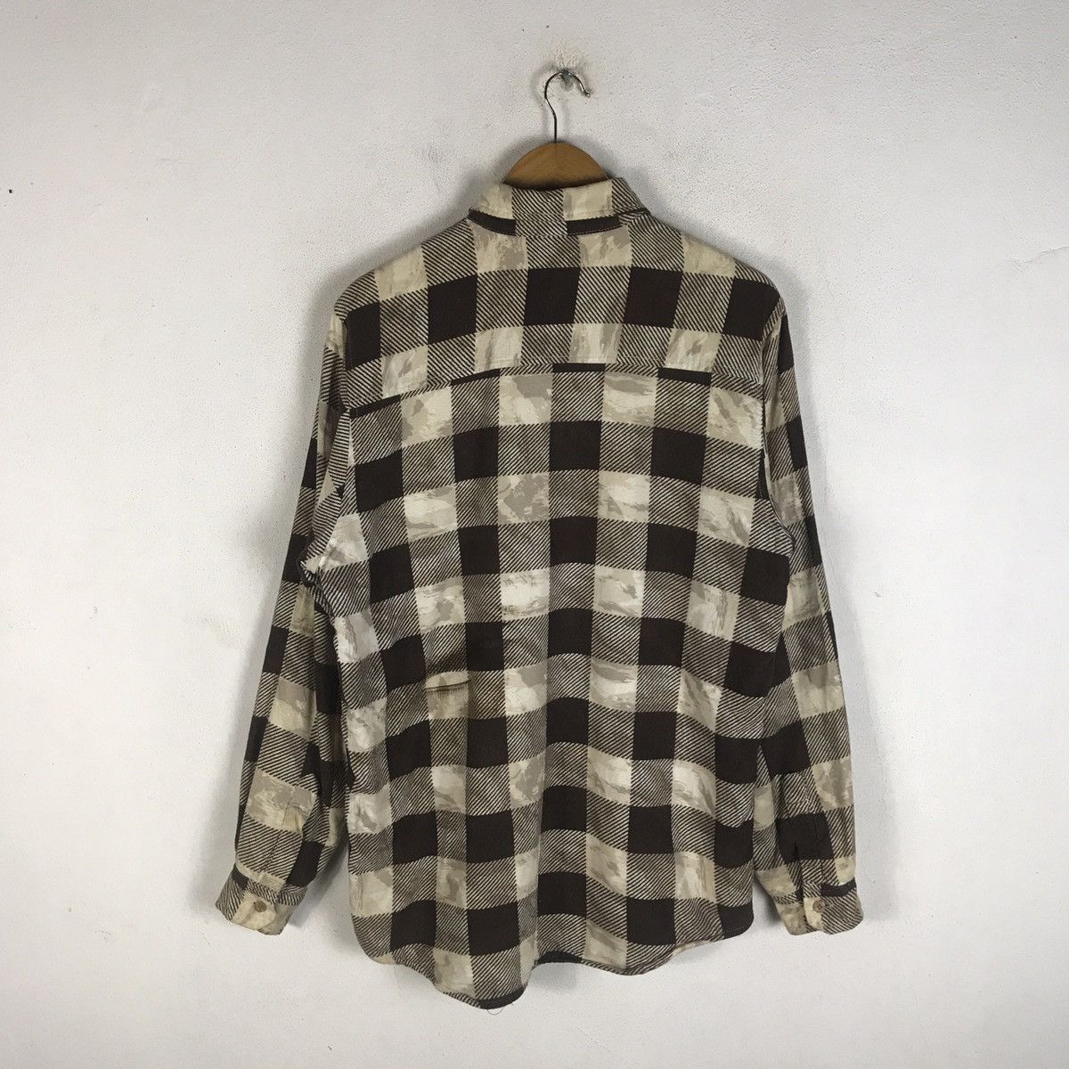 Stussy 🔥Rare🔥Vintage 90’s Stussy Painter Print Plaid Shirt Size US M / EU 48-50 / 2 - 2 Thumbnail