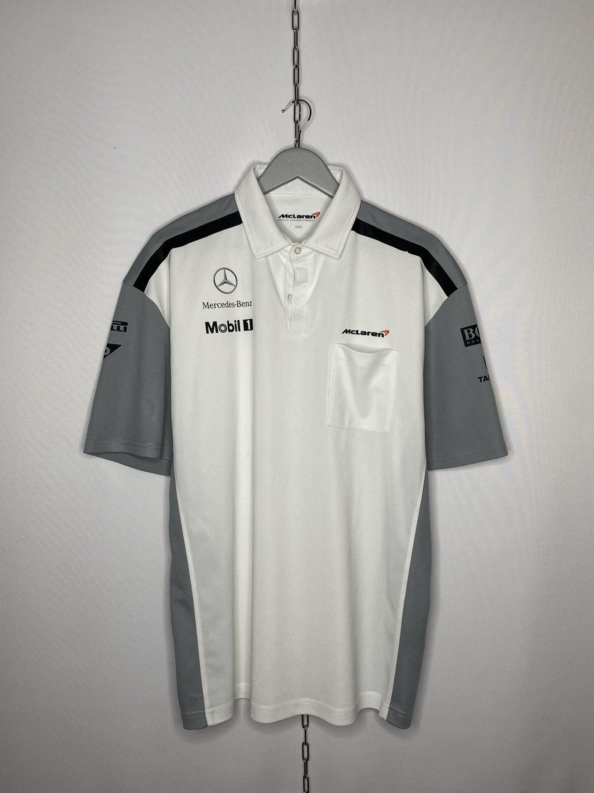 Mercedes-Benz 🔥Vintage Mercedes Benz McLaren Racing Polo Shirt F1 🔥 Size US XXL / EU 58 / 5 - 1 Thumbnail