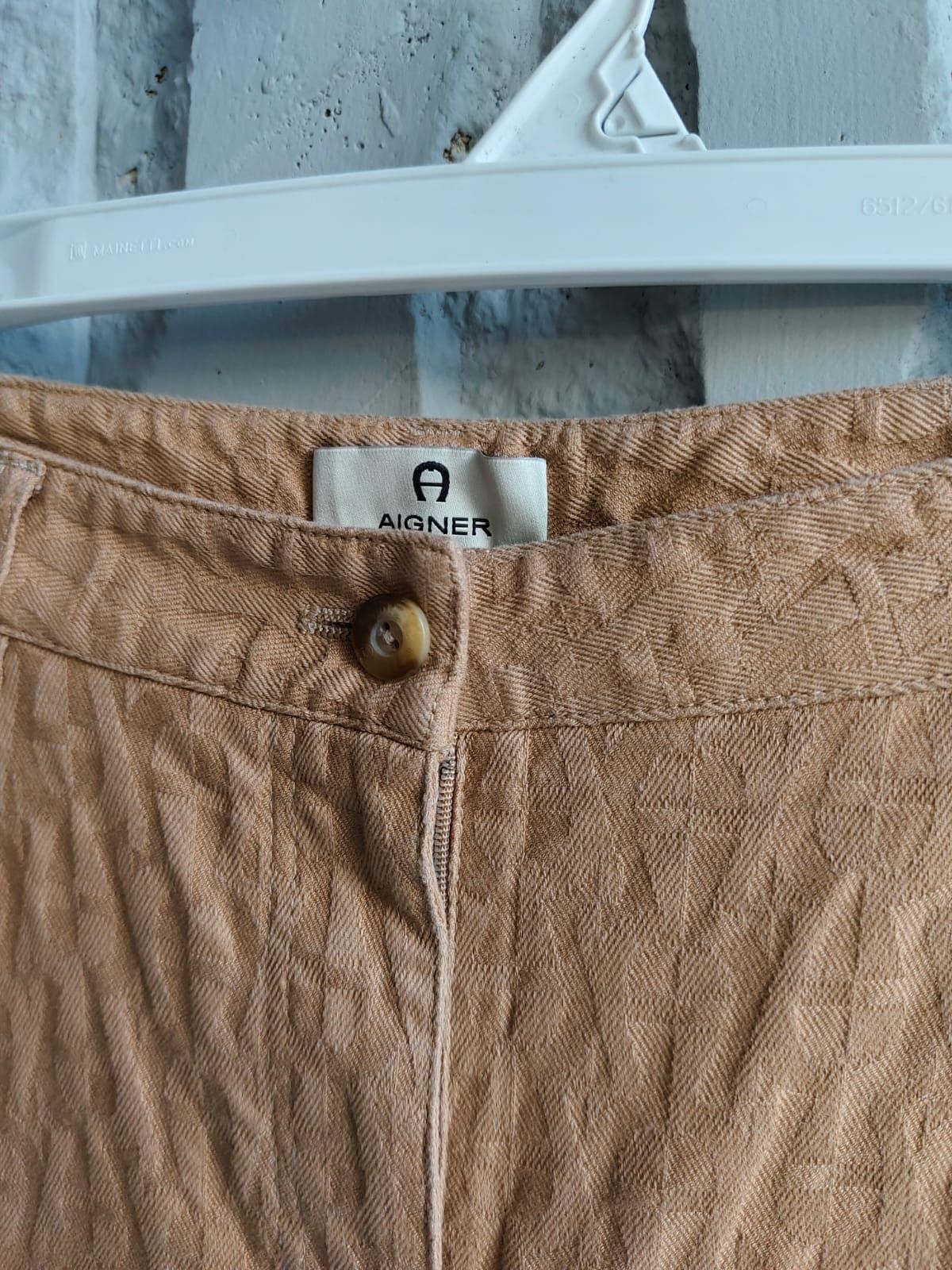 Aigner × Designer 💥Aigner Monogram Logo Pattern Flare Jeans Size 28" / US 6 / IT 42 - 6 Thumbnail