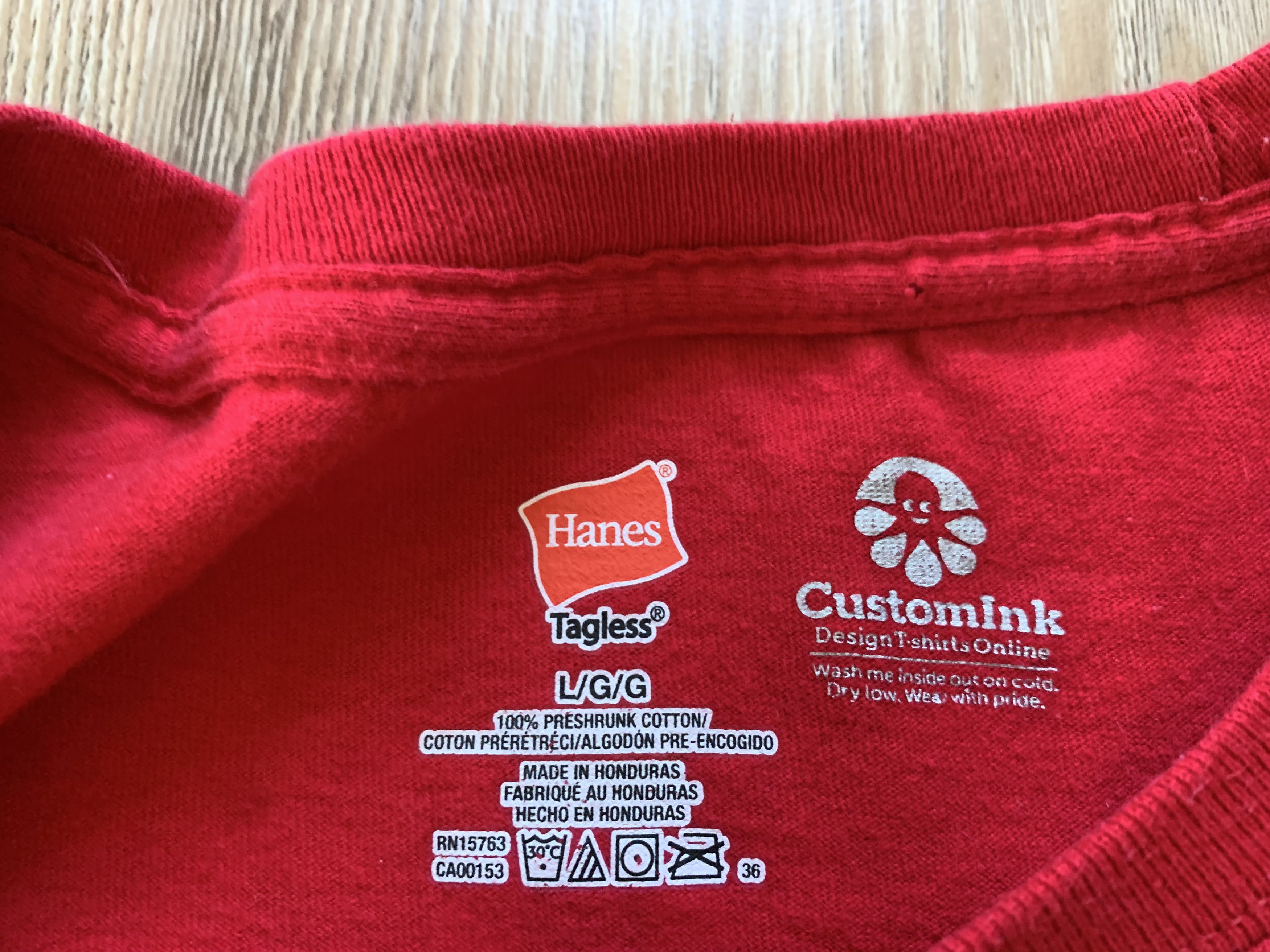 Hanes × Vintage Vintage Hanes Custom Ink T Shirt Size US L / EU 52-54 / 3 - 7 Thumbnail