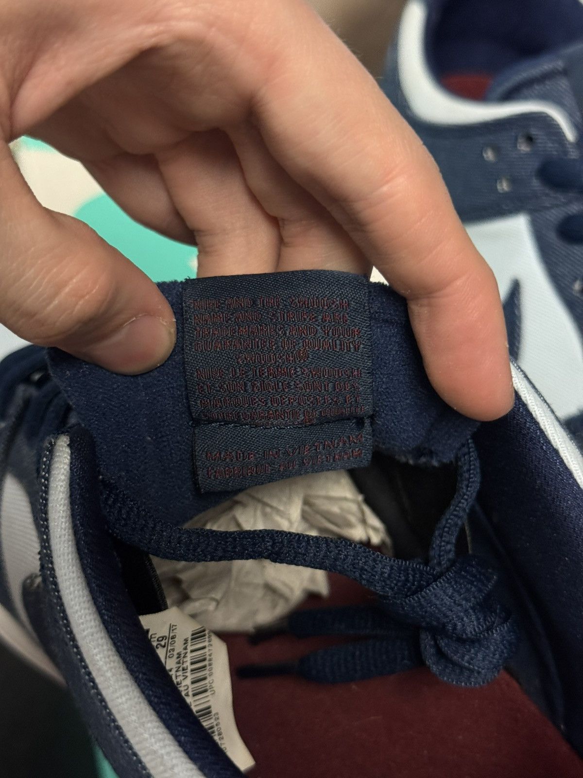 Nike Size 11 - Nike Sb Zoom Dunk Binary Blue 2017 (854866-444) Size US 11 / EU 44 - 8 Thumbnail