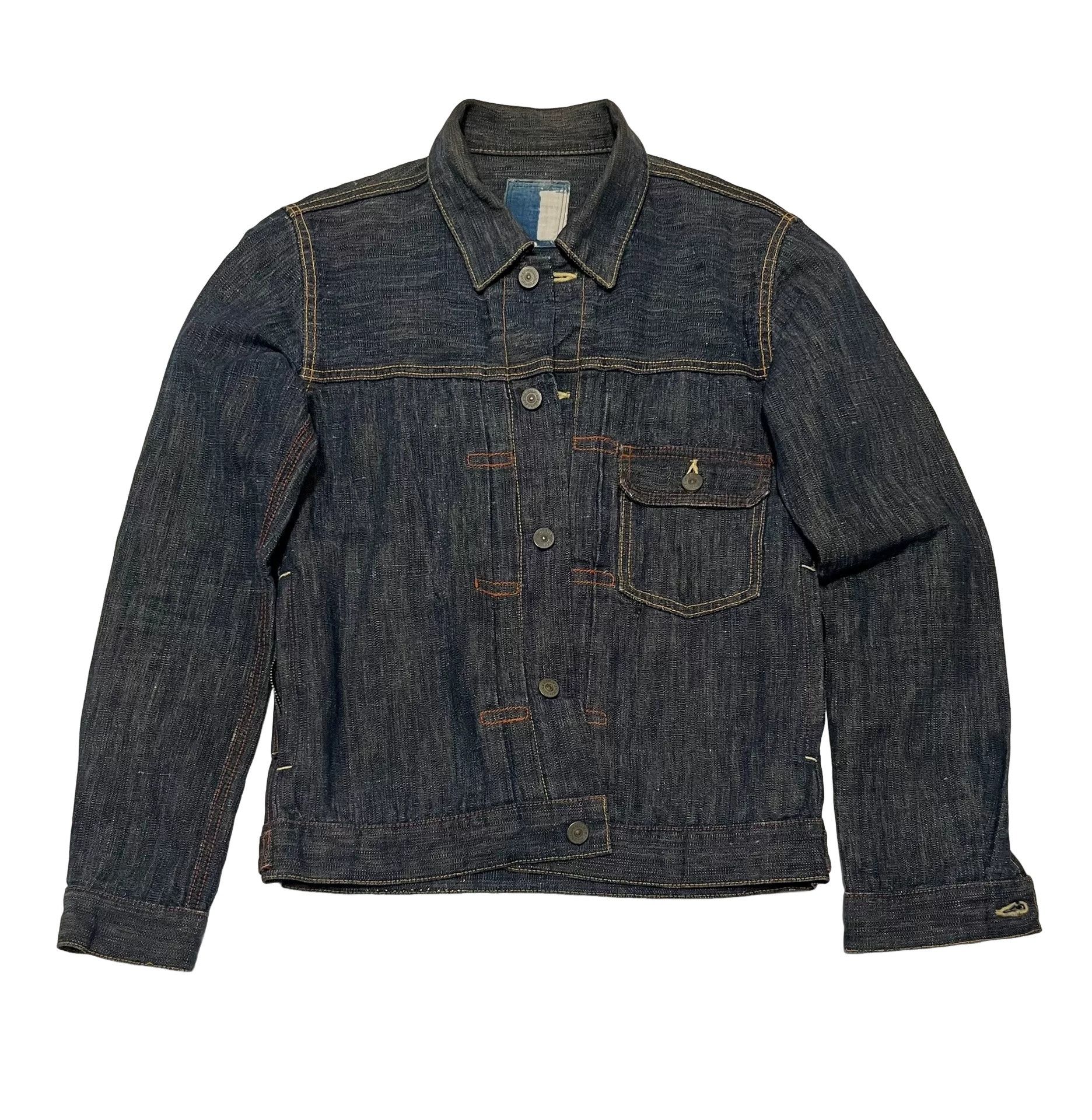 Visvim Visvim 102 Linen Blend Denim Jacket Size S Size US S / EU 44-46 / 1 - 1 Thumbnail
