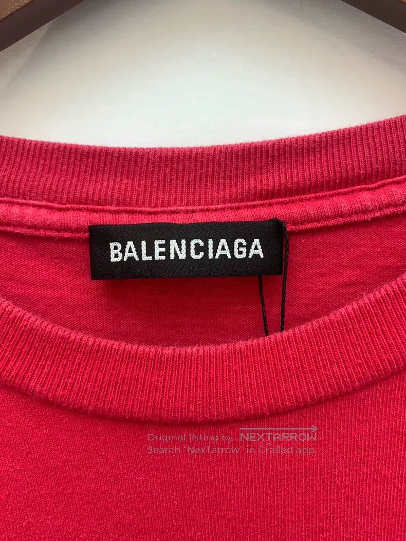 Balenciaga Balenciaga Logo Lettering T-Shirt Size US S / EU 44-46 / 1 - 4 Thumbnail