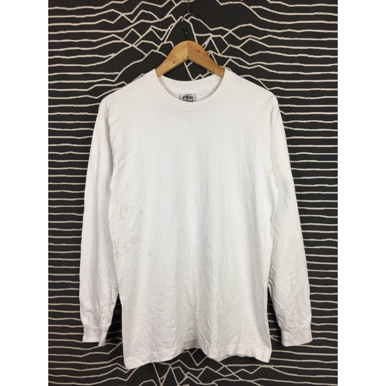 Rap Tees × Vintage Vtg Pro 5 Plain Blanks Super Heavy Longsleeve Rap Tees Size US M / EU 48-50 / 2 - 1 Thumbnail