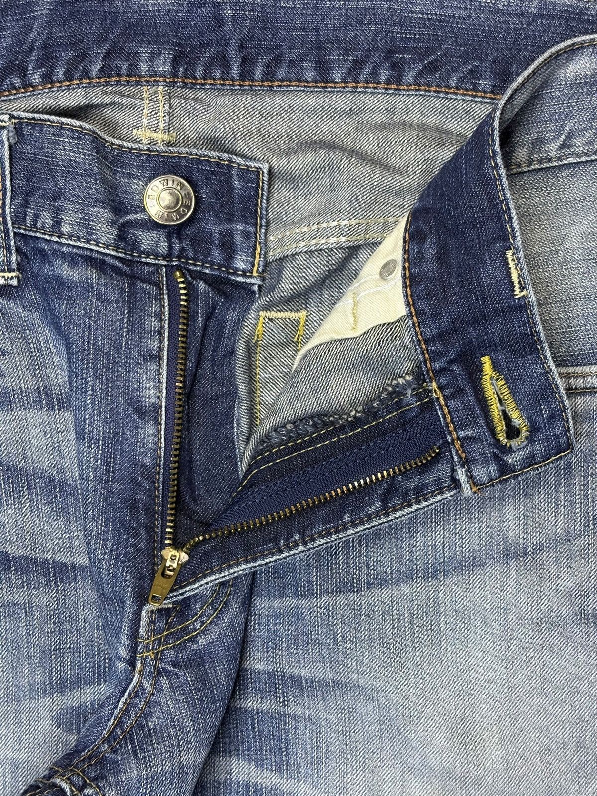 Edwin Vintage Japanese Edwin 503 Faded Wash Distressed Baggy Jeans Size US 36 / EU 52 - 8 Thumbnail