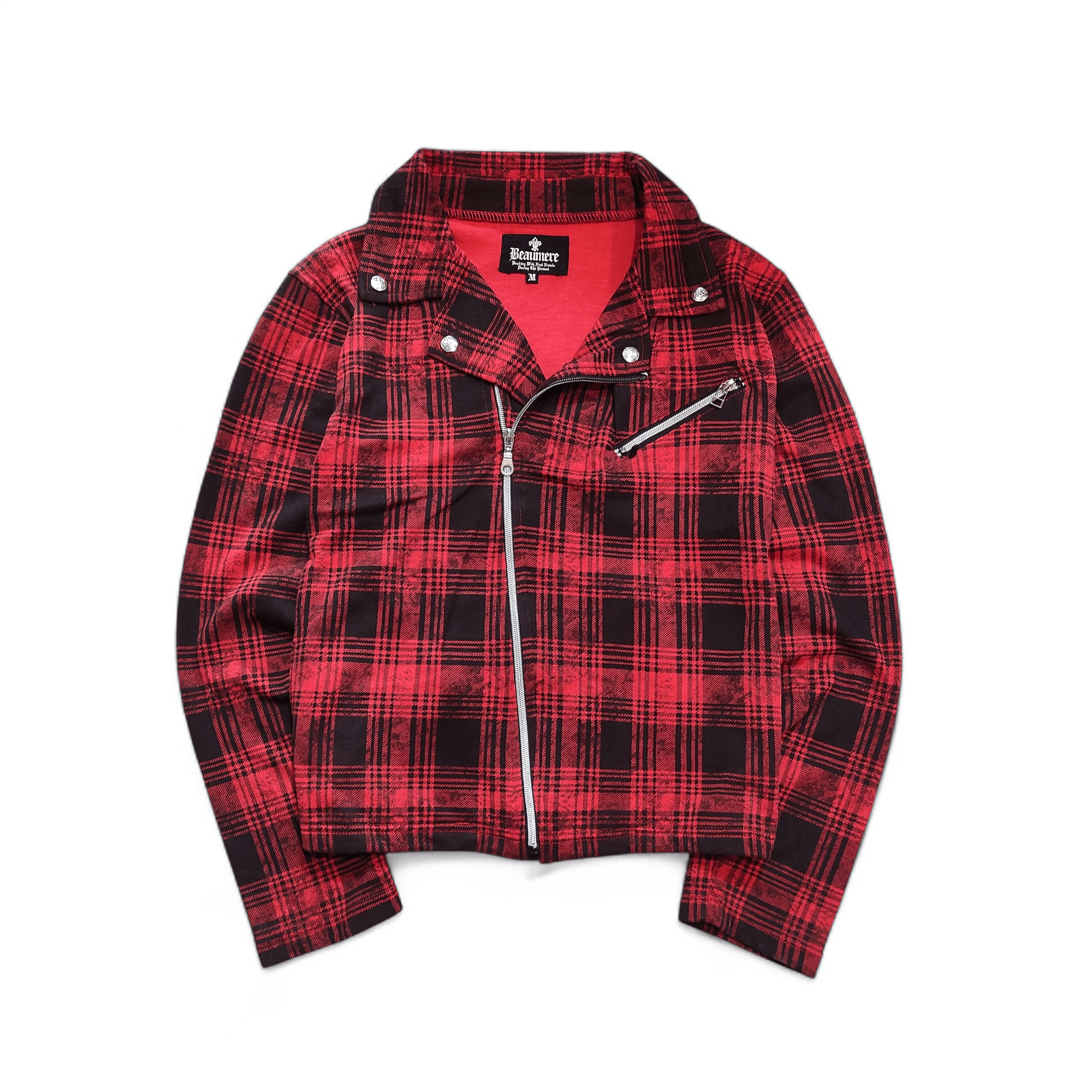 Tornado Mart Beaumere Plaid Ramones Style Jacket Japanese Brand Size US M / EU 48-50 / 2 - 2 Thumbnail