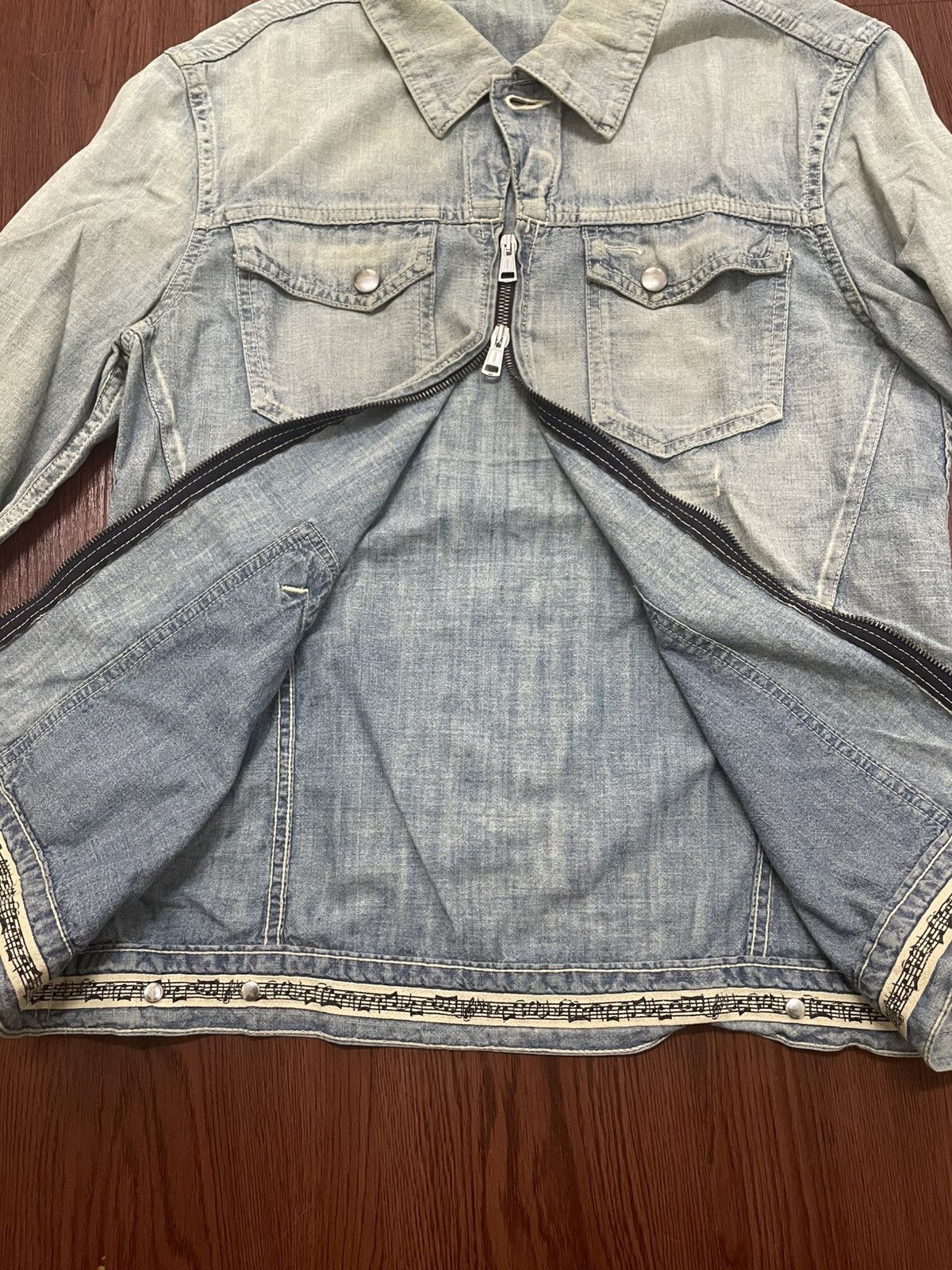 Number (N)ine Number(N)ine Denim Zip Up Jacket Size US M / EU 48-50 / 2 - 3 Thumbnail