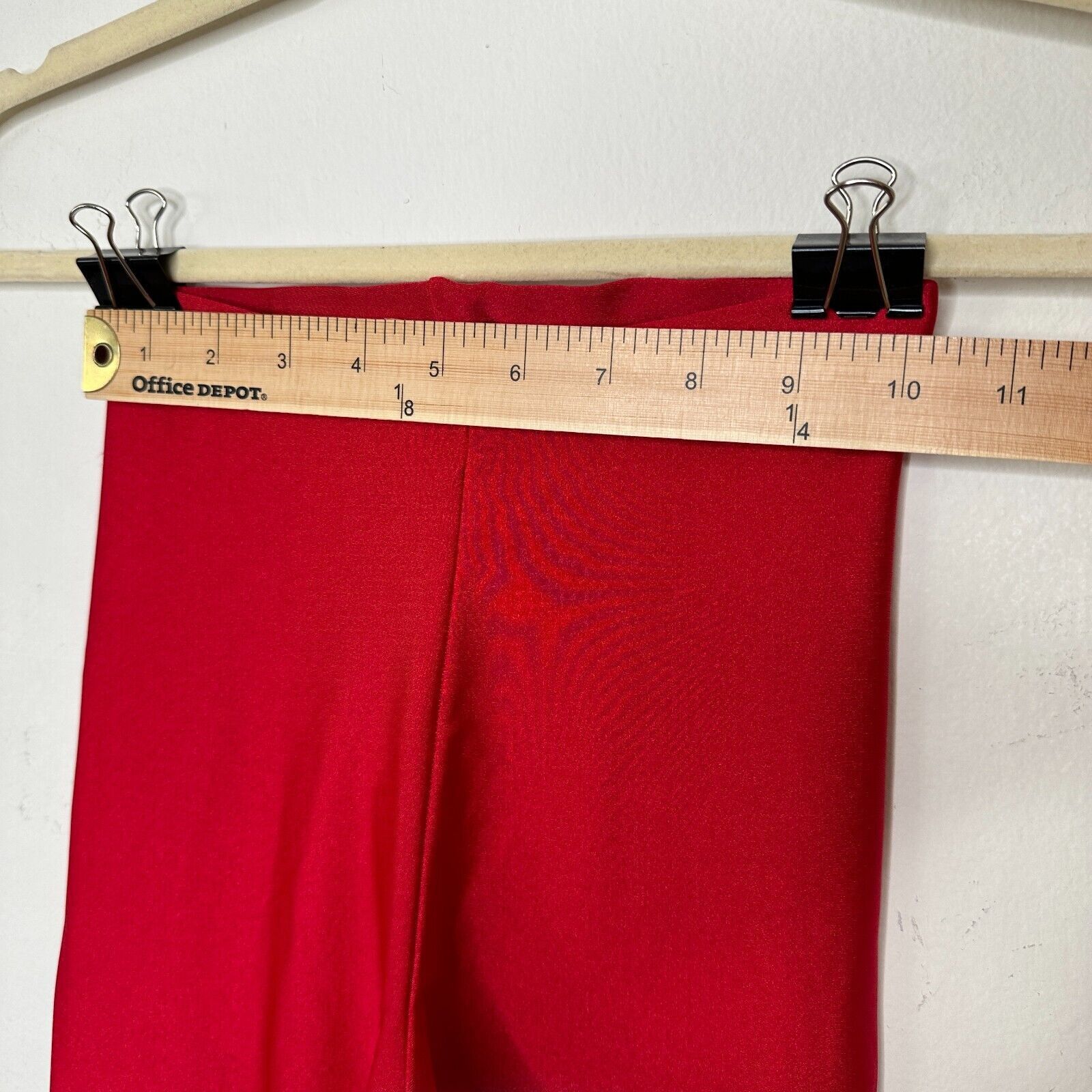 Other Anais & Margaux Alexandra Red Shimmery Leggings Italian XS Size 23" - 8 Thumbnail