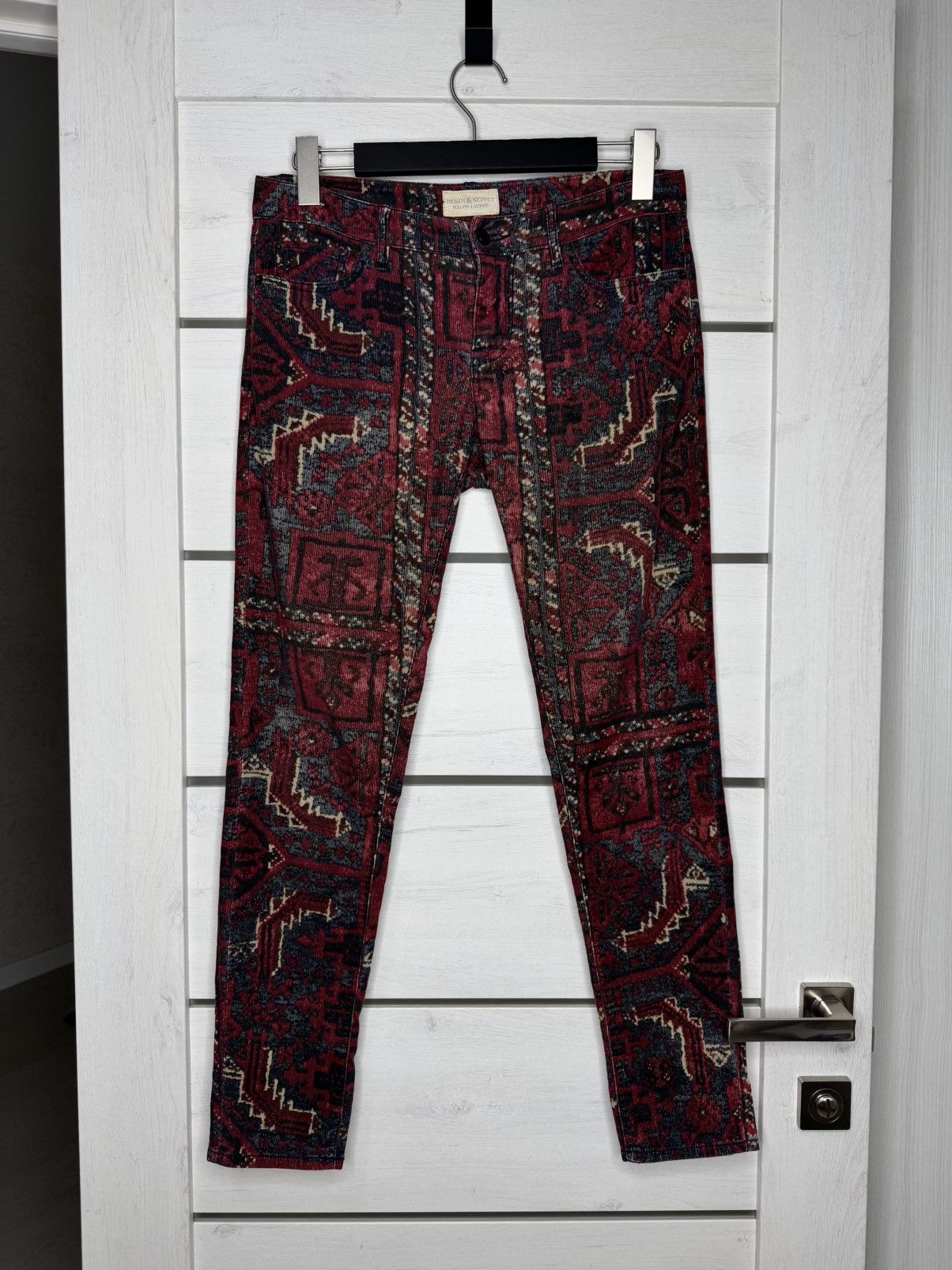 Denim & Supply Ralph Lauren Denim & Supply Ralph Lauren Corduroy Pants Navajo Aztec Y2K Size 27" / US 4 / IT 40 - 1 Thumbnail