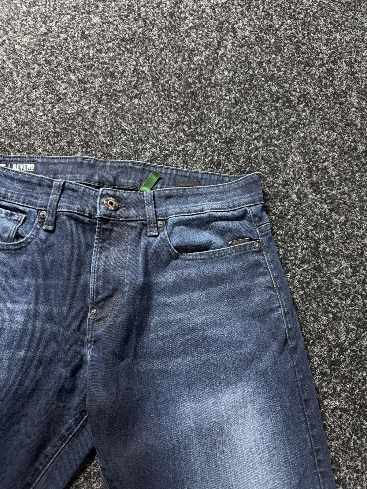 G-Star 00s G-Star RAW Revend Skinny Washed Punk Rock Denim Jeans Size US 33 - 8 Thumbnail