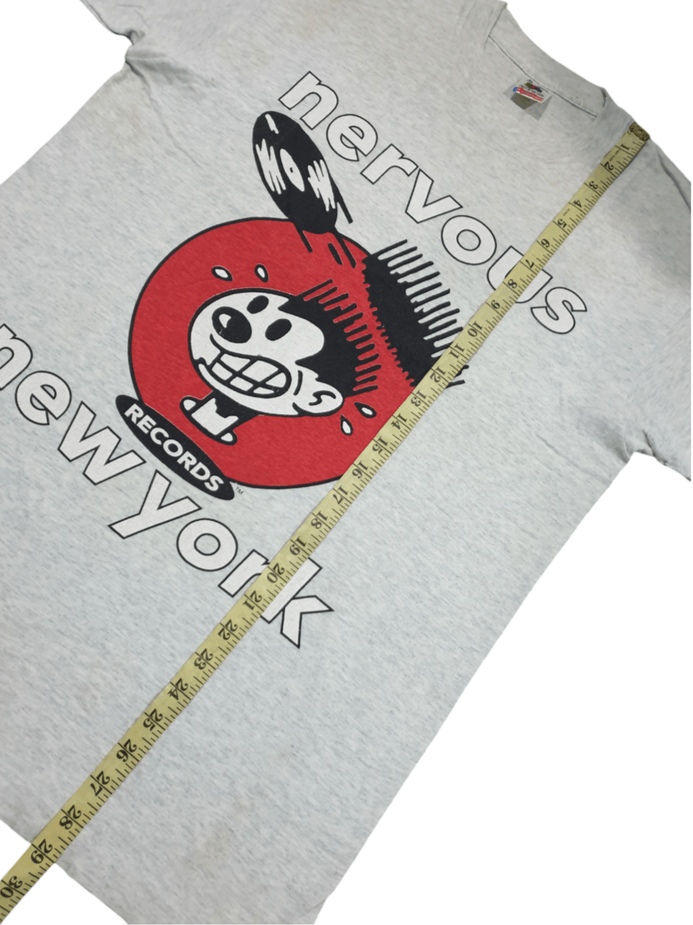 Vintage 90s Nervous Records T-shirt Size US M / EU 48-50 / 2 - 10 Thumbnail