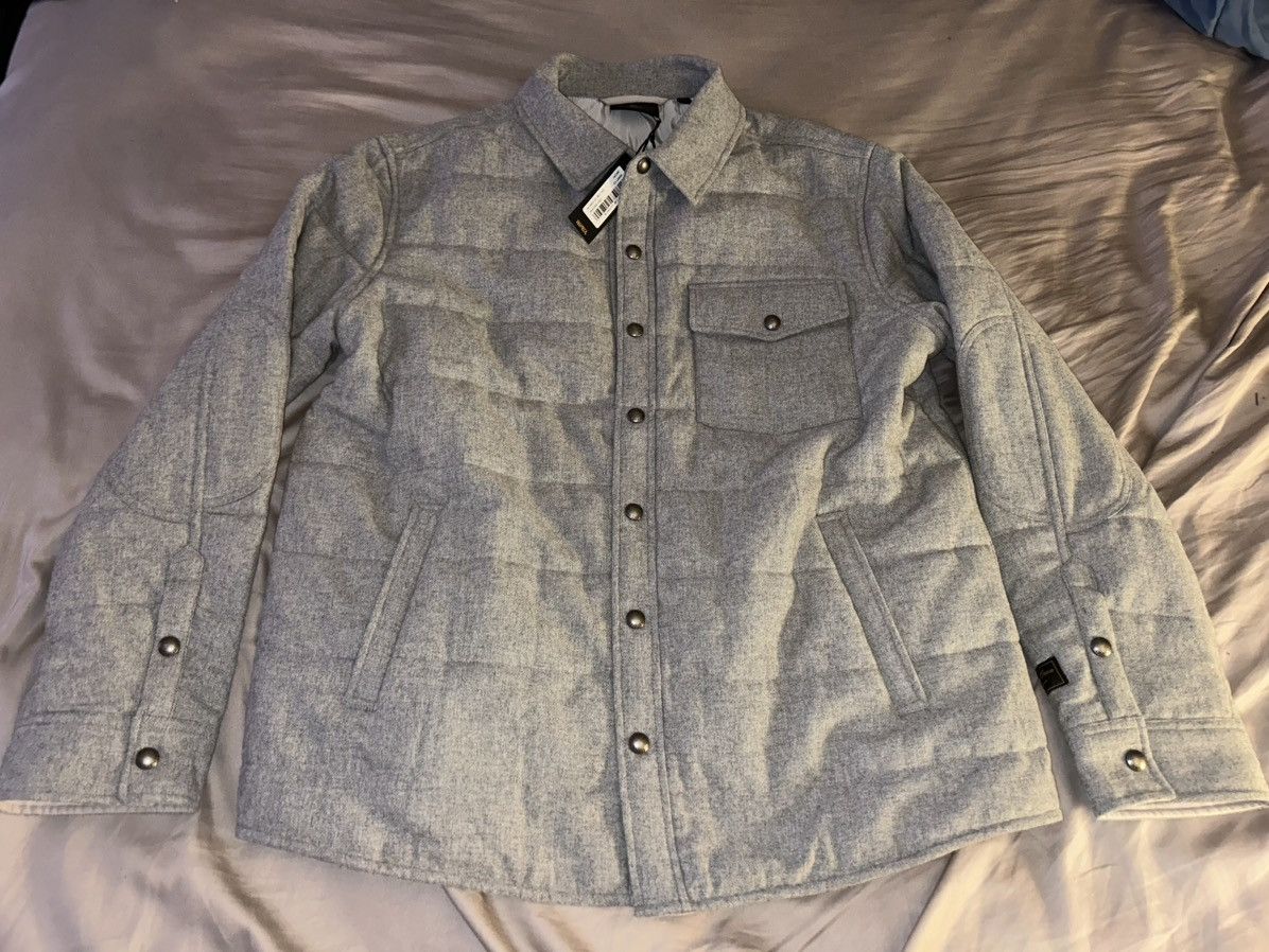 image of Ovo Heather Grey Jacket, Men's (Size 2XL)