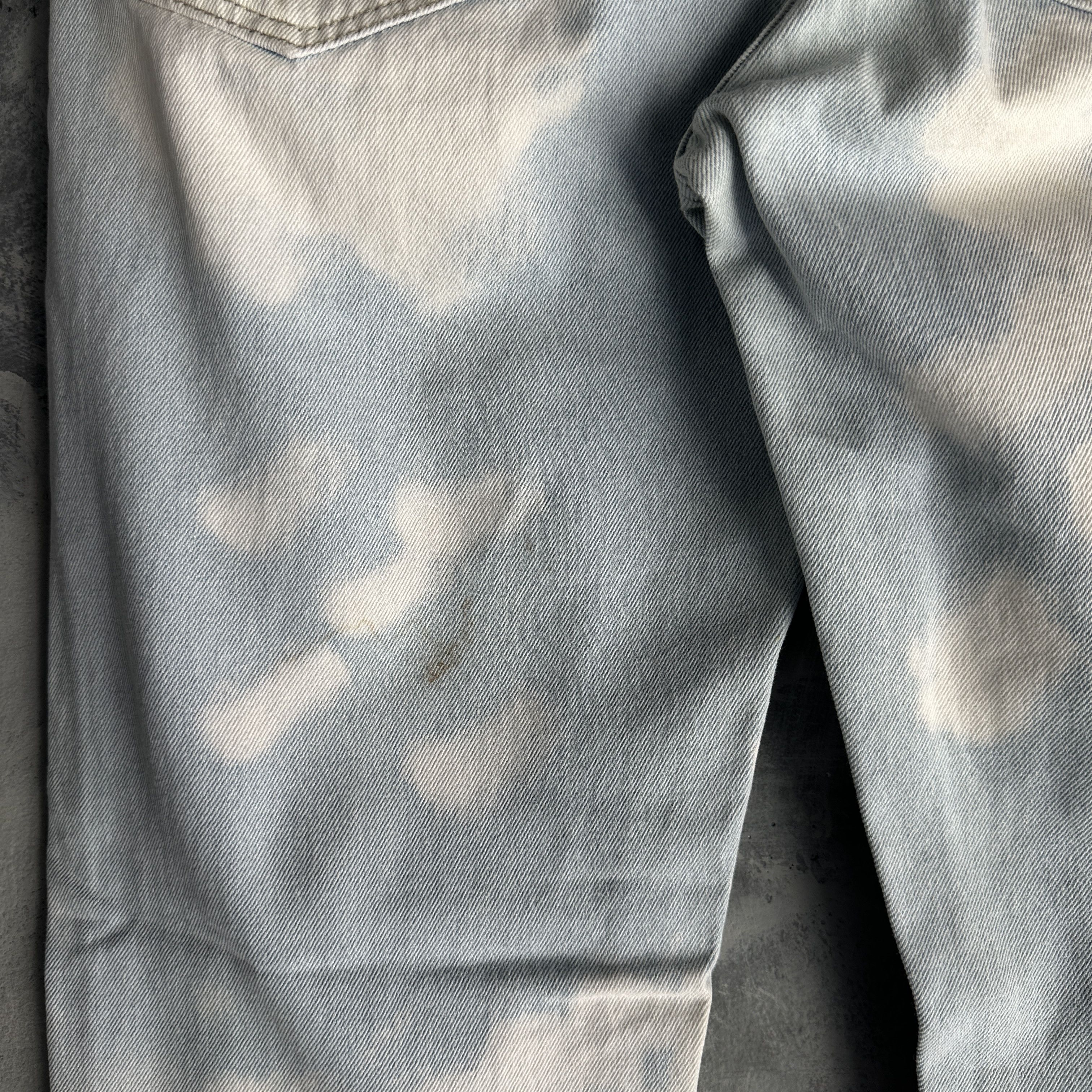 Other Original Use Cloud Wash Straight Jeans Mens Denim Bleach Size US 32 / EU 48 - 8 Thumbnail