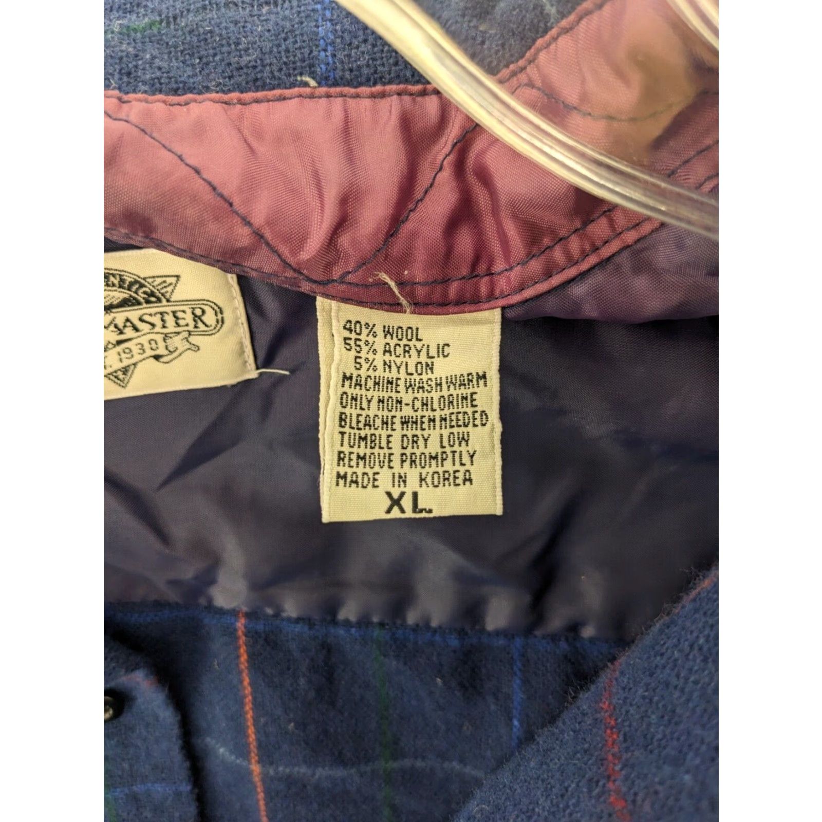 Vintage VINTAGE Fieldmaster Flannel Shirt Adult XL Blue Plaid Long Sleeve Button Up Size US XL / EU 56 / 4 - 7 Thumbnail