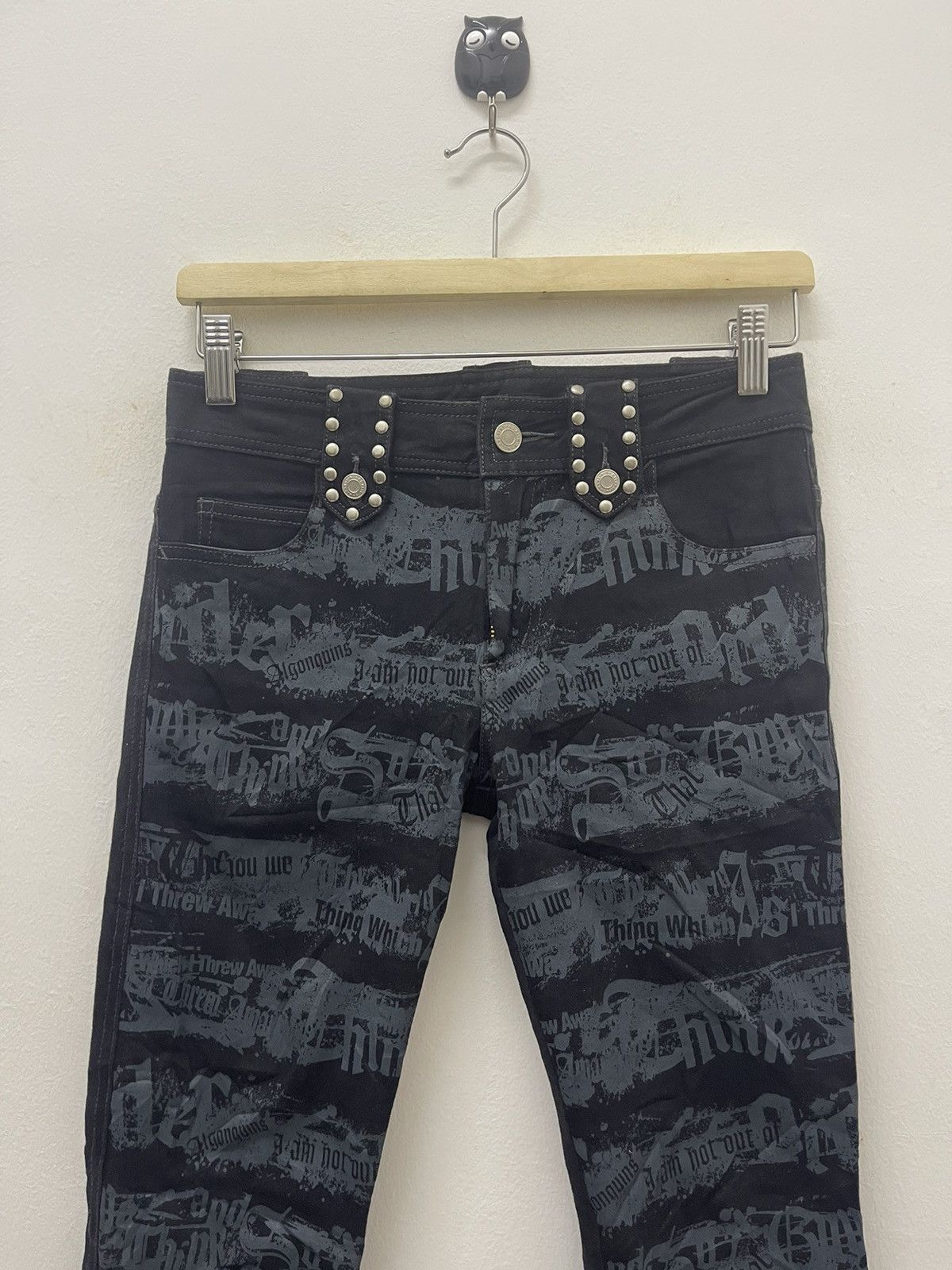 Seditionaries Rare Vintage ALGONQUINS Punk Bondage Flared Size US 27 - 2 Thumbnail