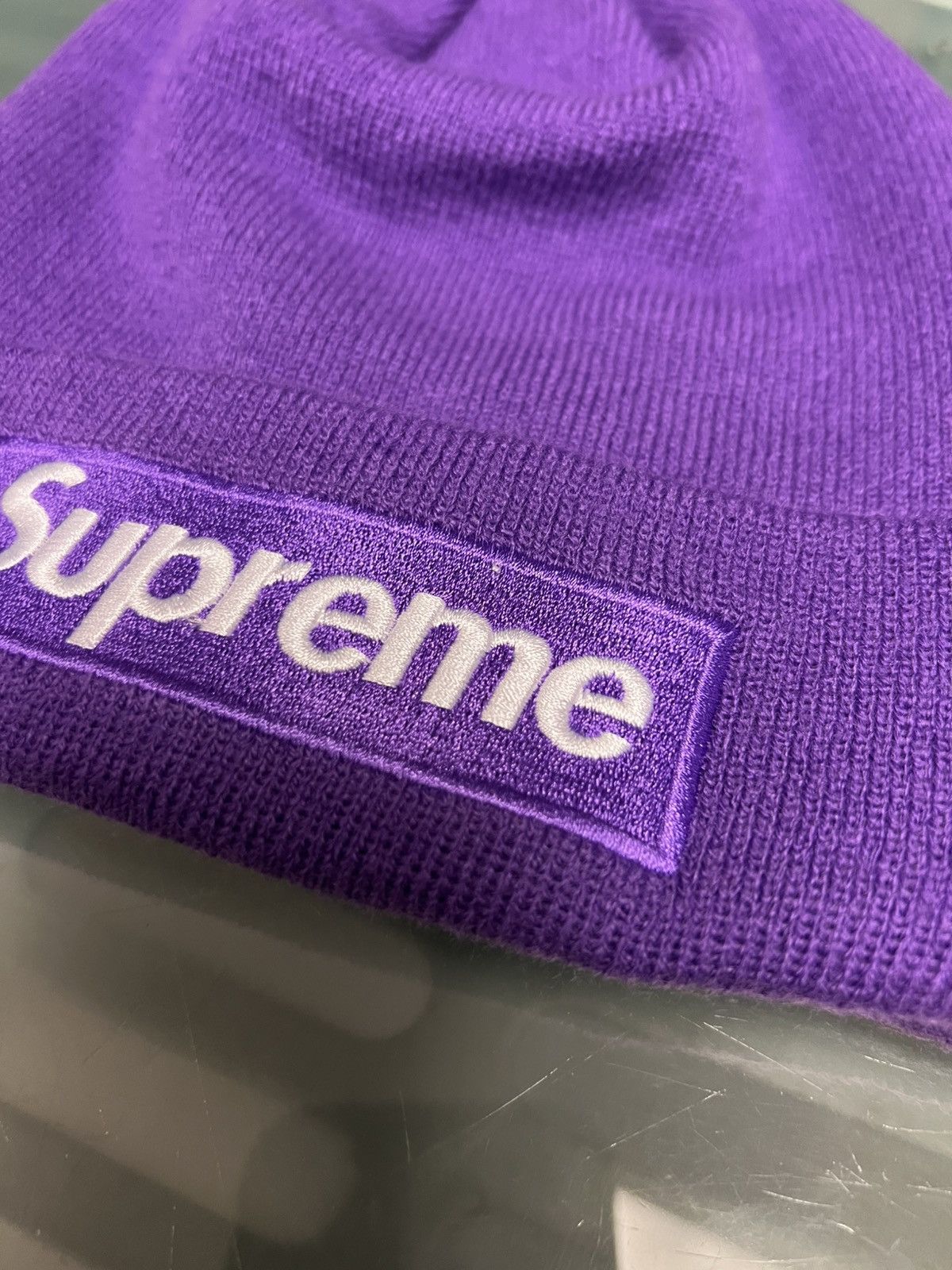Supreme FW16 SUPREME NEW ERA BOX LOGO BEANIE PURPLE 2016 Size ONE SIZE - 5 Thumbnail