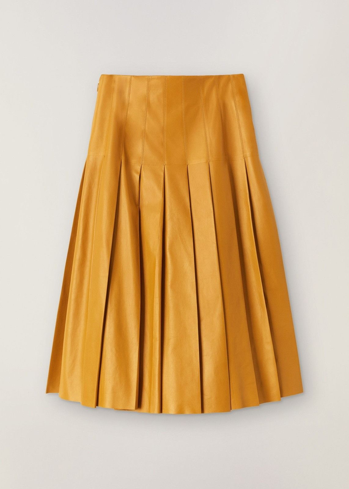 image of Loro Piana O1Loc1C0224 Lenore Af Alabama Skirt In Yellow, Women's (Size 32)