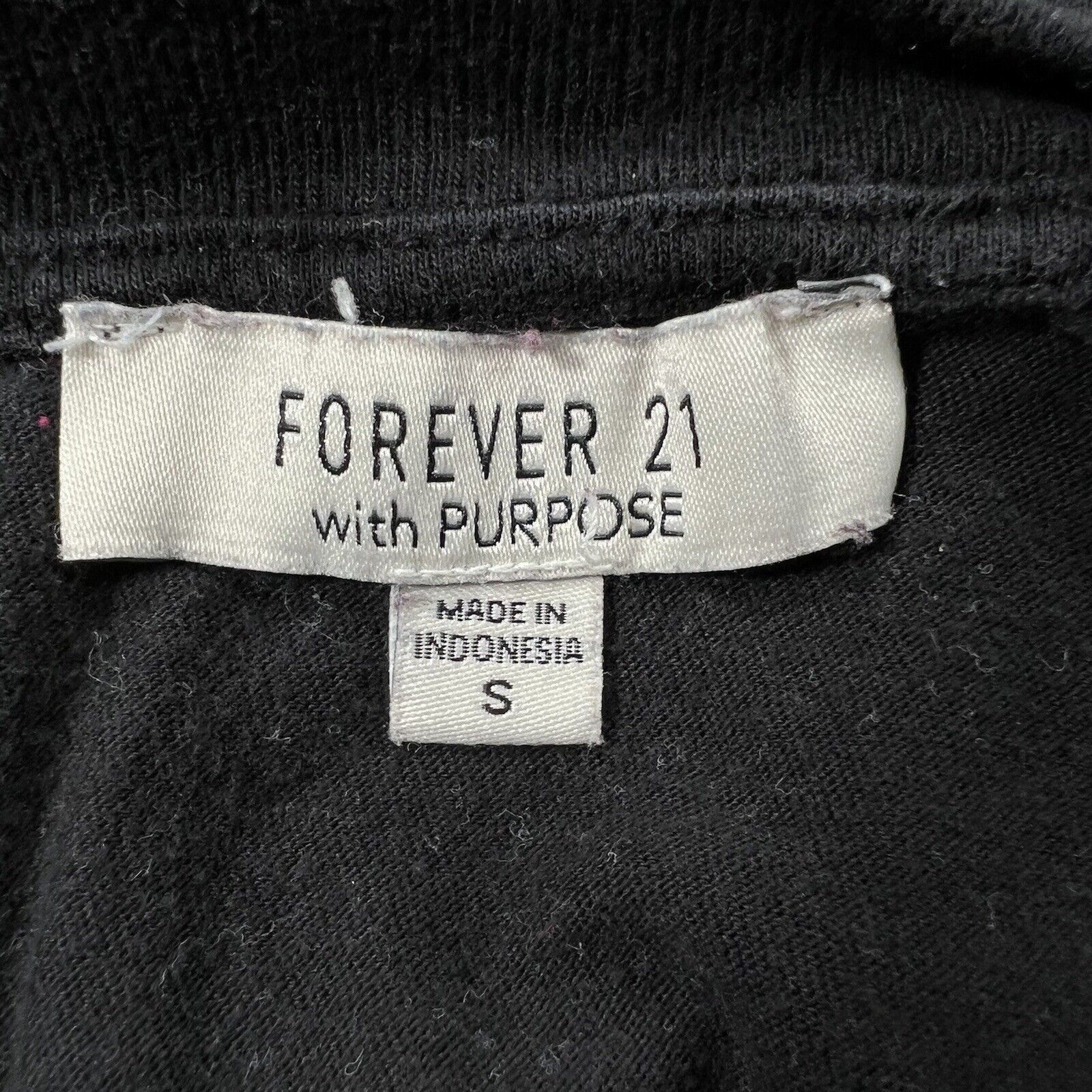 Forever 21 Forever 21 with Purpose Women's Small Graphic T Shirt Size S / US 4 / IT 40 - 2 Thumbnail