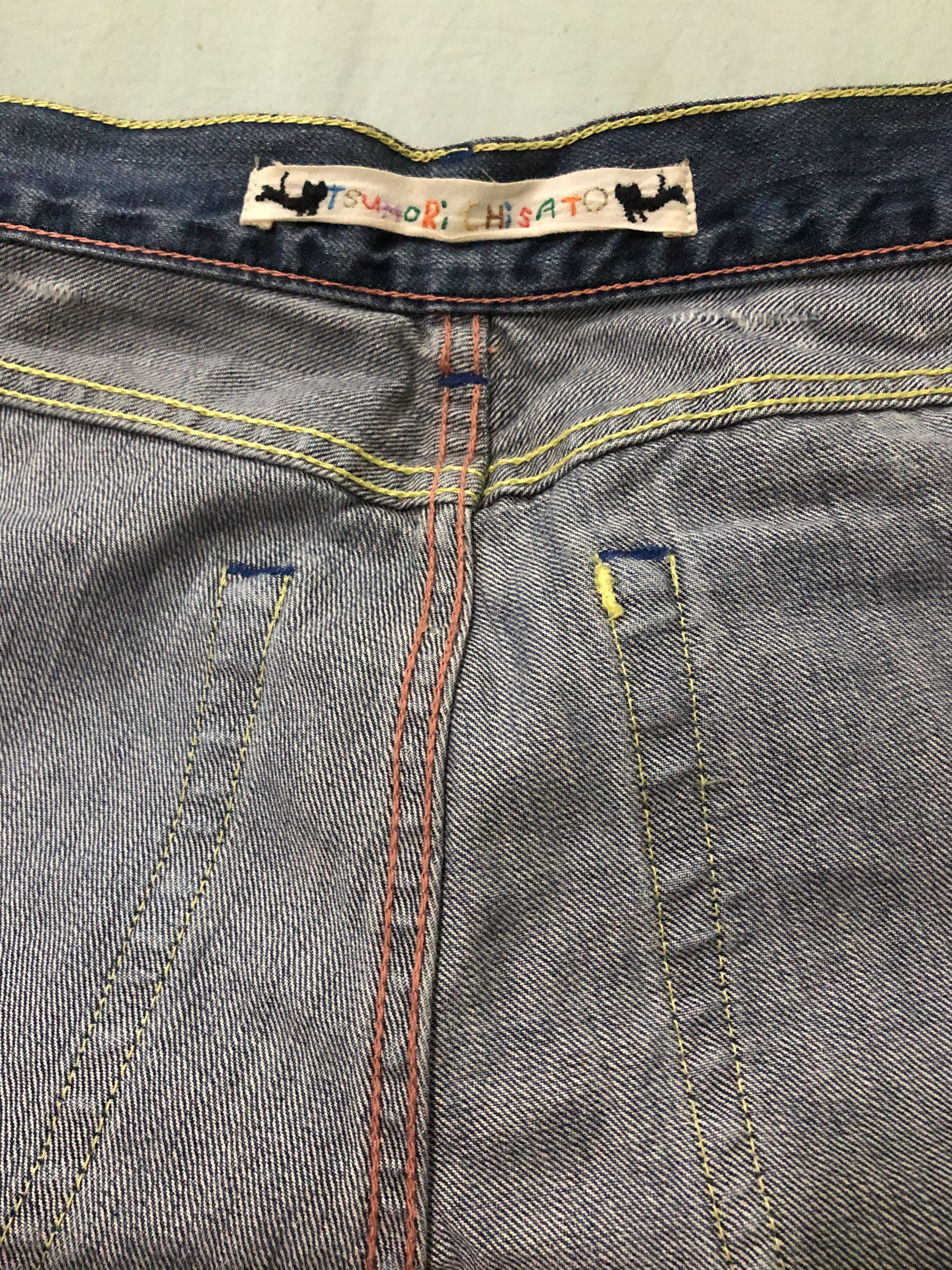 Tsumori Chisato Vintage Tsumori Chisato Artistic Distressed Jeans Size 31" - 13 Thumbnail