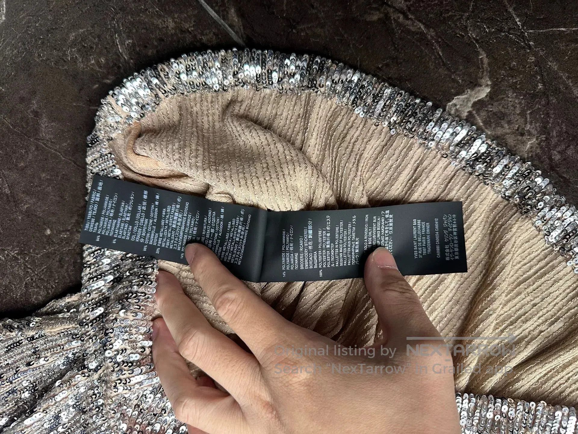 Saint Laurent Paris Saint Laurent Sequined Sleeveless Top. Size M / US 6-8 / IT 42-44 - 5 Thumbnail