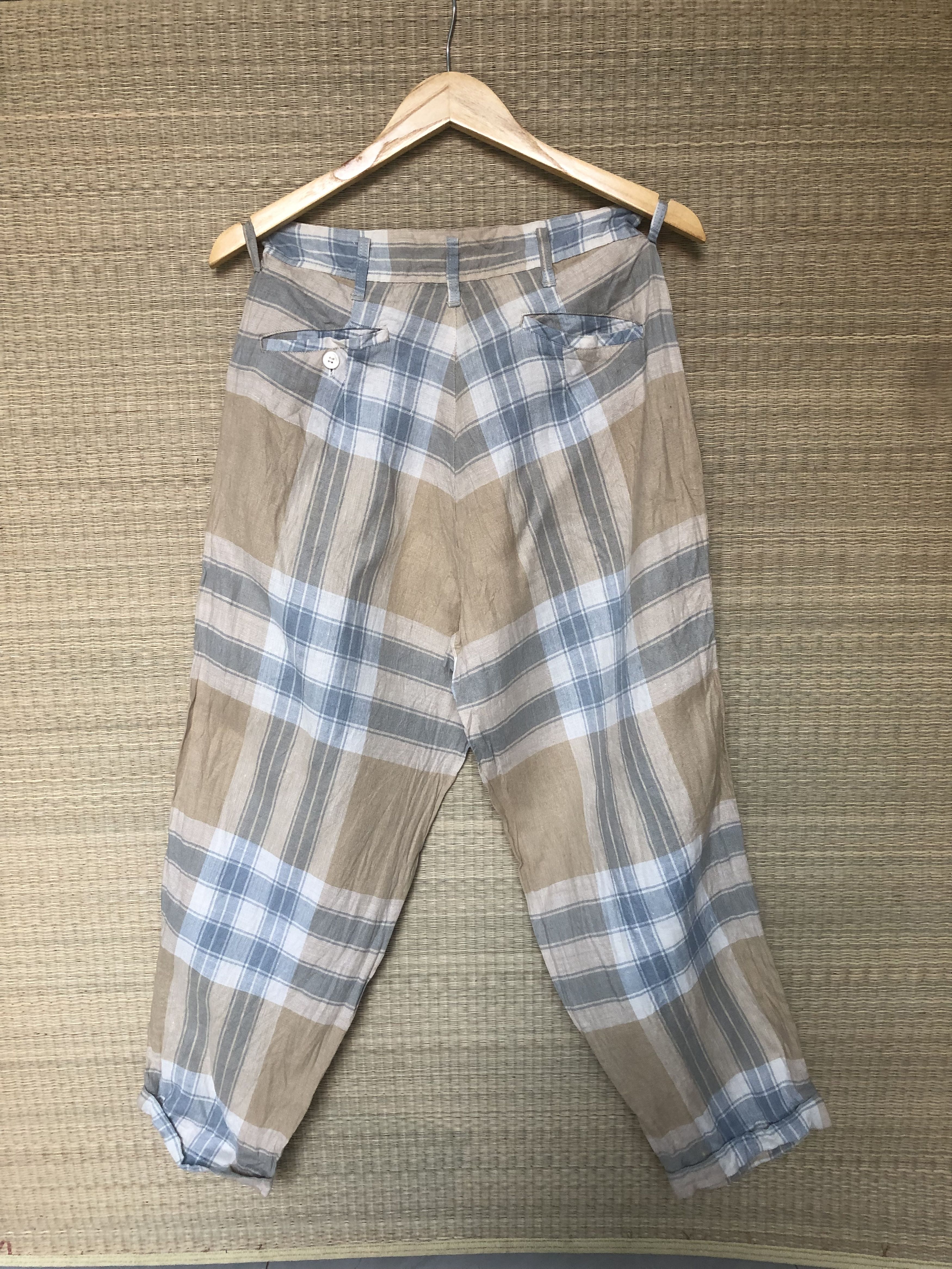 Y's plaid pants Size US 28 / EU 44 - 5 Thumbnail