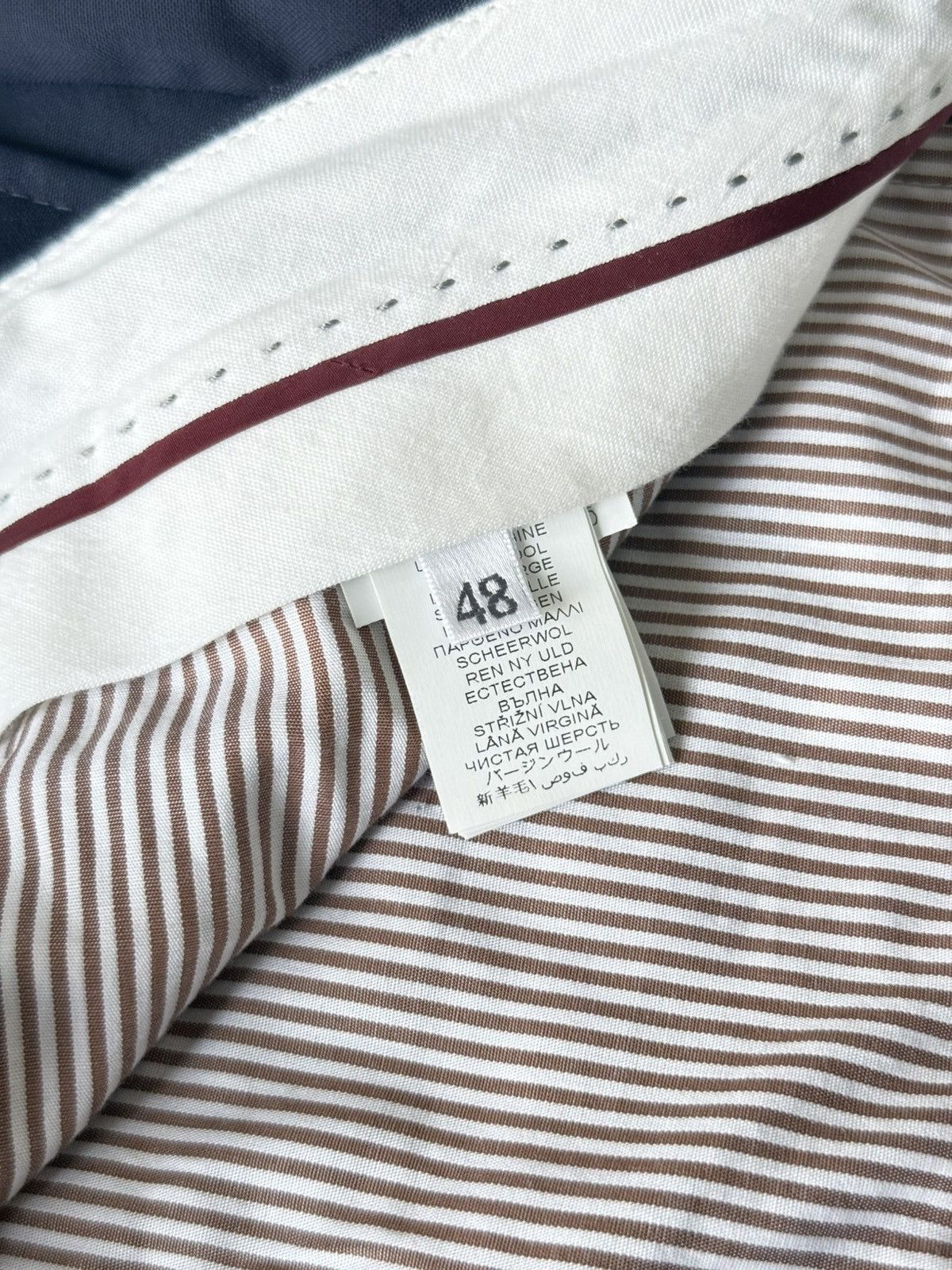 Brunello Cucinelli Brunello Cucinelli Wool Pleated Trousers Traditional Fit Size US 32 / EU 48 - 12 Thumbnail