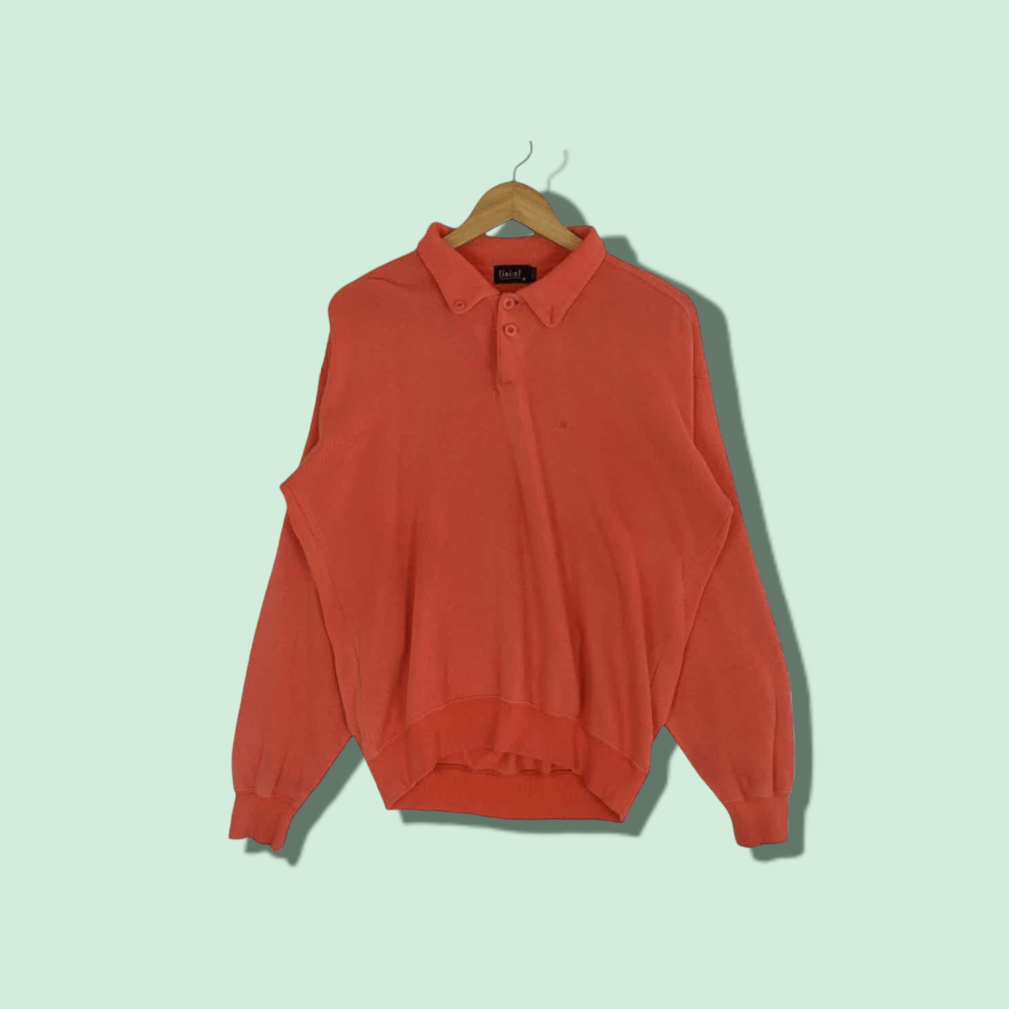 Japanese Brand × Vintage Japan Vintage IZI:X Retro Polo Jumper Sweatshirt Size US M / EU 48-50 / 2 - 1 Thumbnail