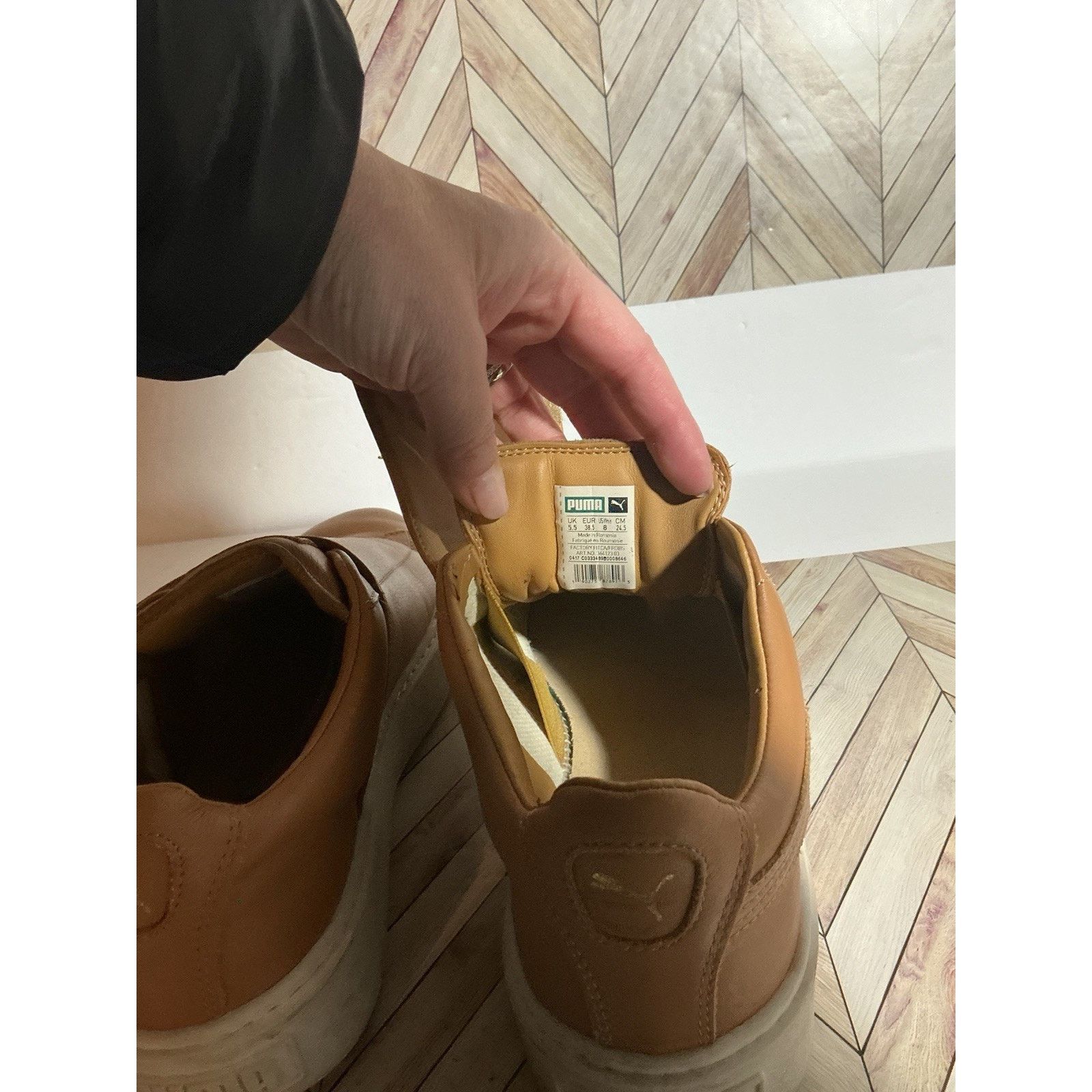 Puma Puma Basket Platform Strap Sneakers Shoes Brown Sz 8 Womens Size US 8 / IT 38 - 5 Thumbnail
