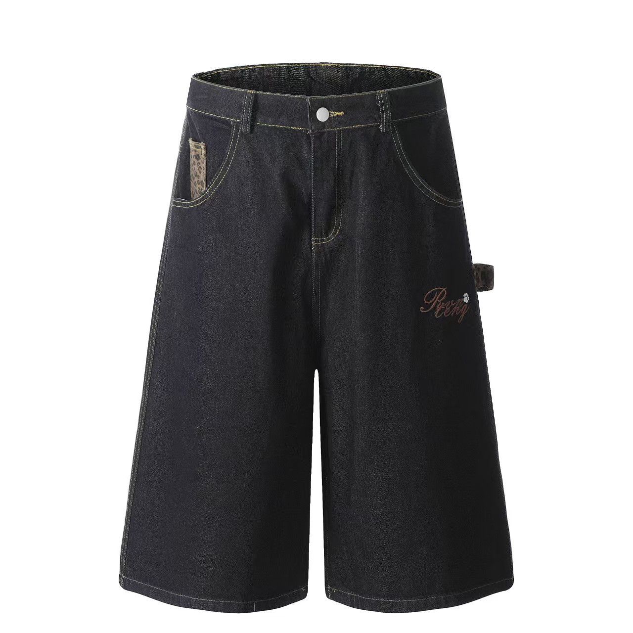 Vintage Vintage washed baggy seven-minute shorts Size US 34 / EU 50 - 1 Thumbnail