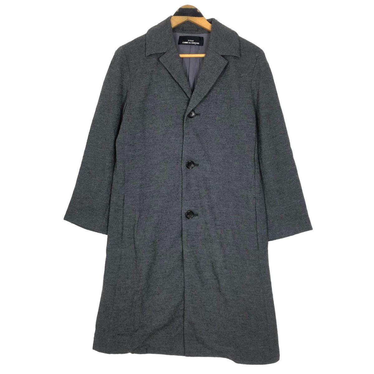 Comme des Garcons Vintage 90s Tricot Comme Des Garcons 1997 S/S Wool Car Coat Size M / US 6-8 / IT 42-44 - 4 Thumbnail