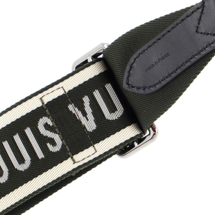 LOUIS VUITTON Shoulder Strap Bandouliere 120 Width 1.6cm Adjustable Long  Damier Cowhide Leather Ebene J00276 Men Women