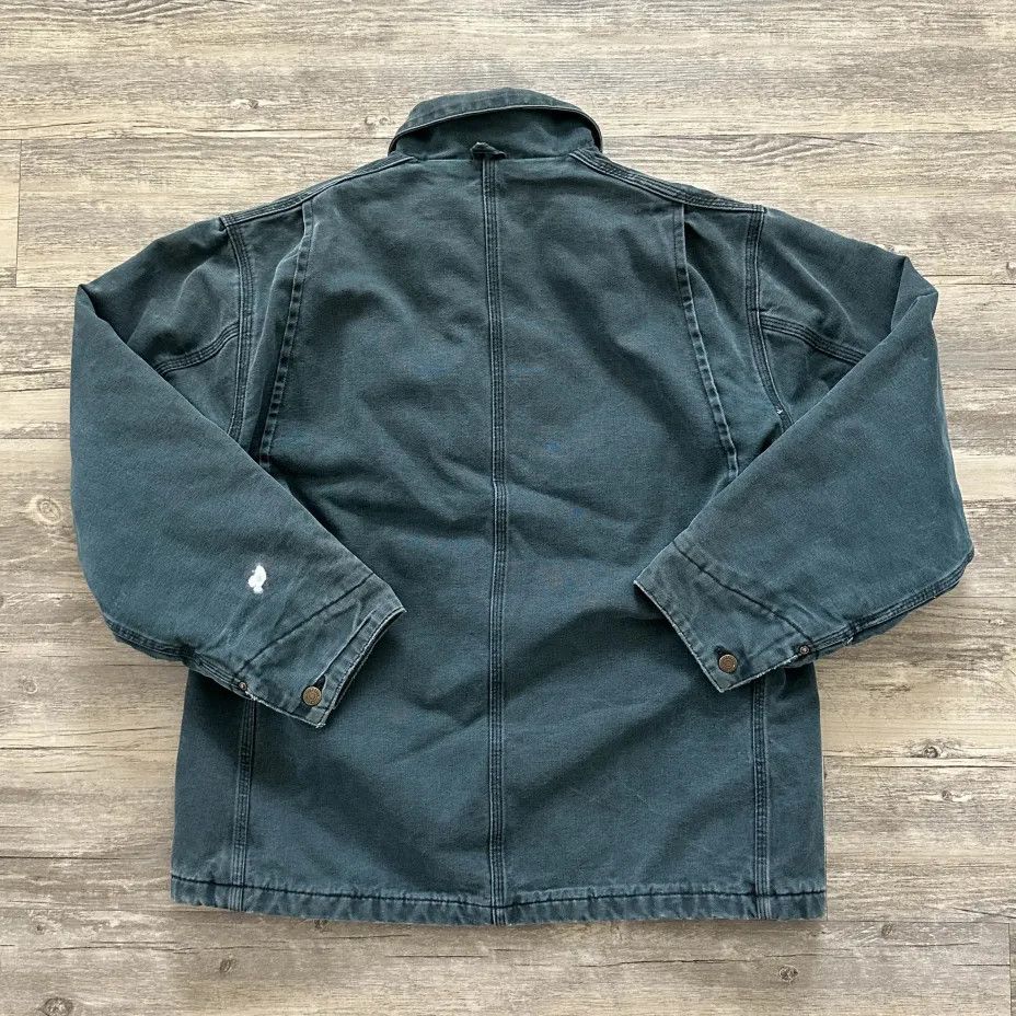 Carhartt Vintage Carhartt CB143 Spruce Green Blanket Lined Chore Coat Size US L / EU 52-54 / 3 - 5 Thumbnail