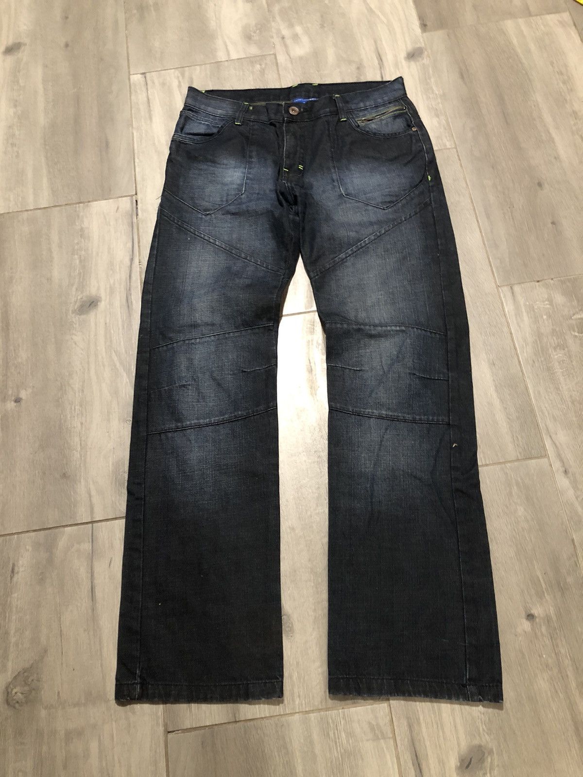 Kangol × Vintage Vintage Rare 90s Kangol Jeans Streetwear Y2K Drill Size US 34 / EU 50 - 5 Thumbnail