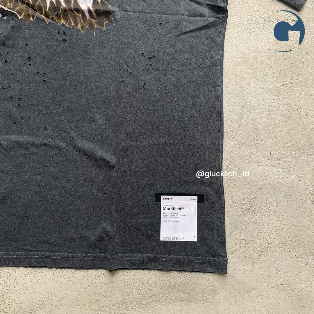 Satisfy Satisfy, MothTech ‘Eagle’ Tee in Aged Black Size US XL / EU 56 / 4 - 7 Thumbnail