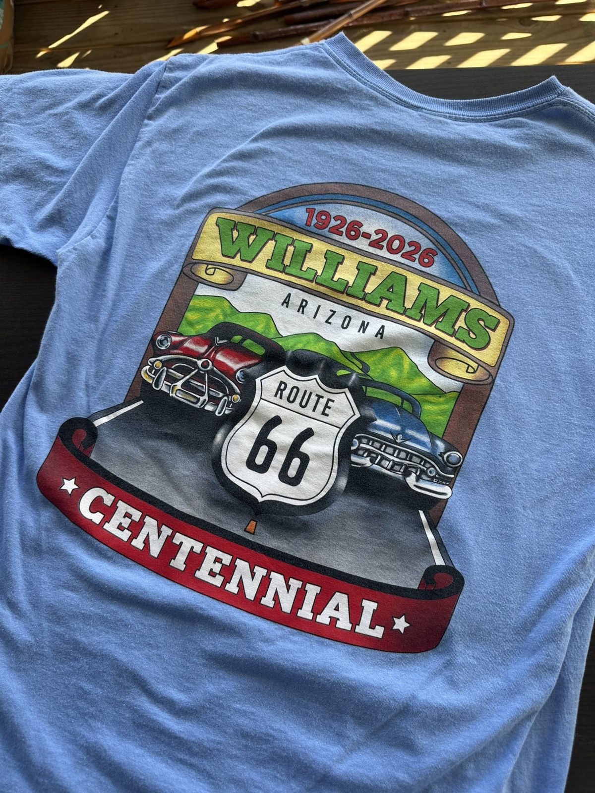 Other Williams Arizona Vintage Tee Shirt Baby Blue Souvenir Size US L / EU 52-54 / 3 - 1 Thumbnail