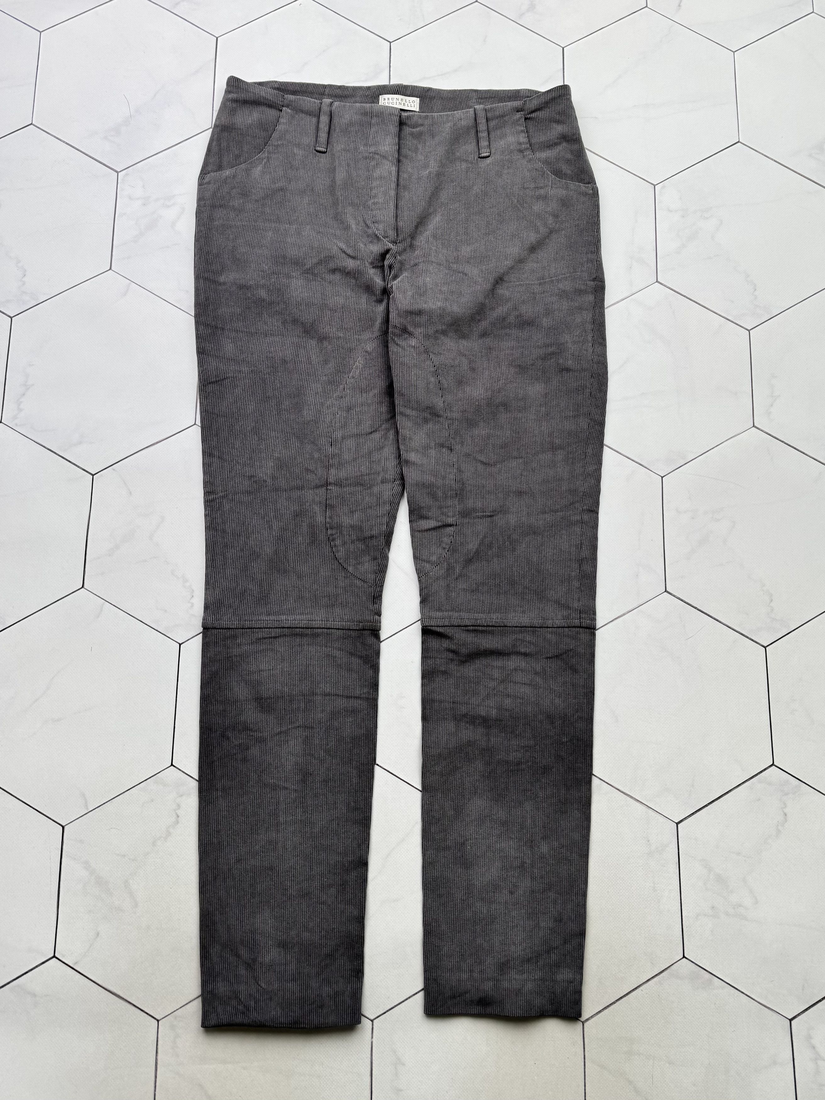 Brunello Cucinelli Brunello Cucinelli Vintage Corduroy Pants (B363) Size 28" / US 6 / IT 42 - 1 Thumbnail