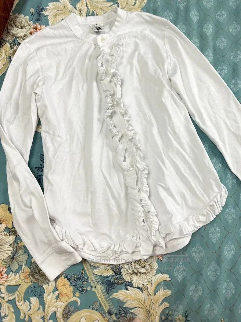 Comme des Garcons noir kei ninomiya CDG white blouse . Size US S / EU 44-46 / 1 - 1 Thumbnail