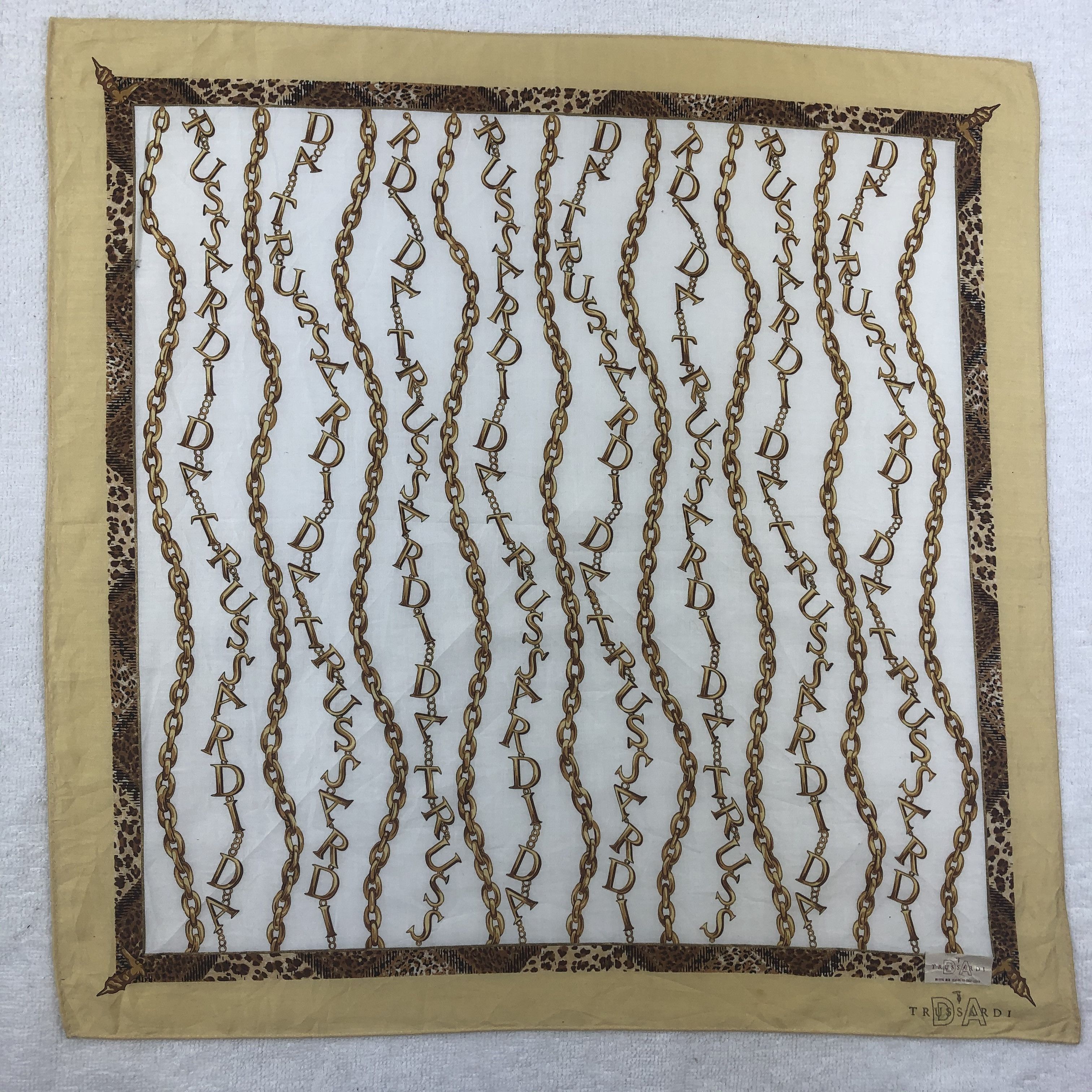 Trussardi × Vintage Trussardi Bandana / Handkerchief / Neckerchief Size ONE SIZE - 2 Thumbnail