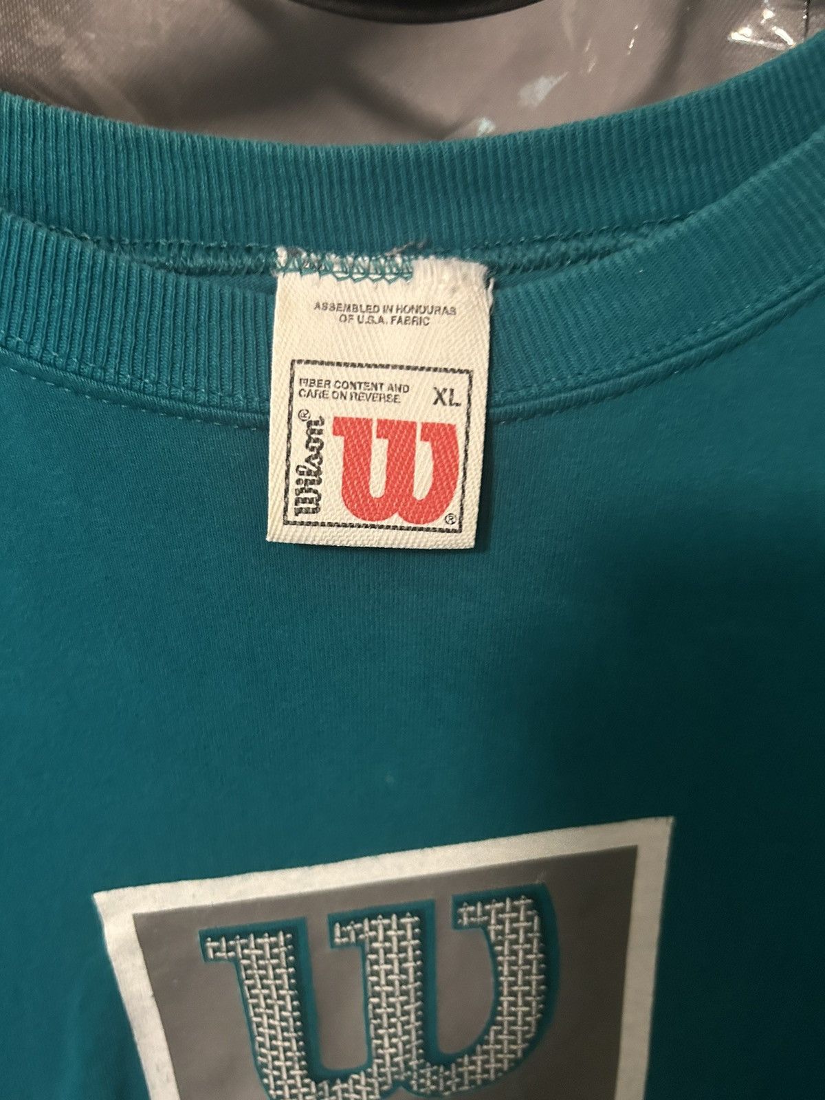 Vintage × Wilson Vintage Wilson Tennis tee Size US XL / EU 56 / 4 - 2 Thumbnail