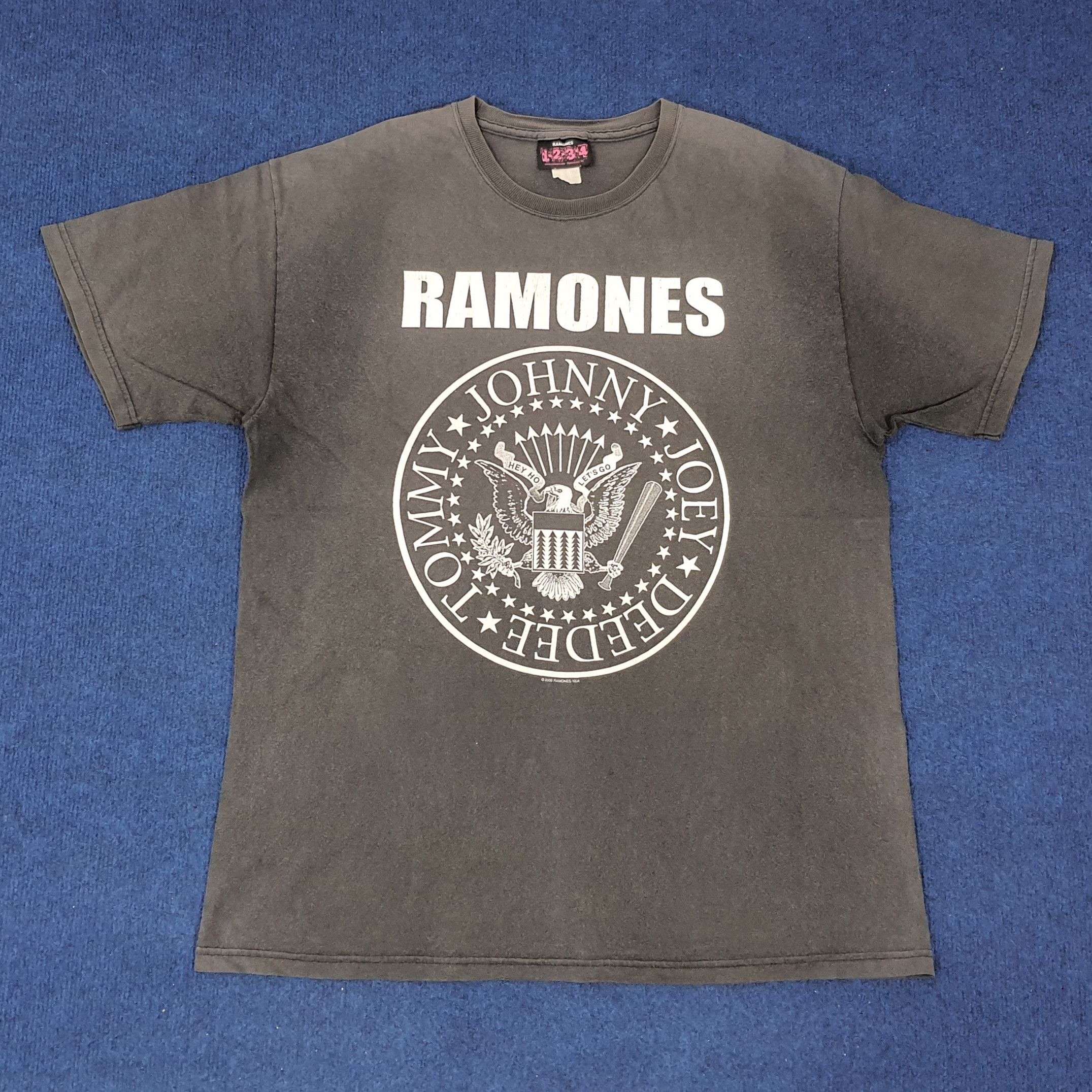 Band Tees × Vintage Vintage Ramones 1234 Rock Band Tshirt Size US L / EU 52-54 / 3 - 1 Thumbnail