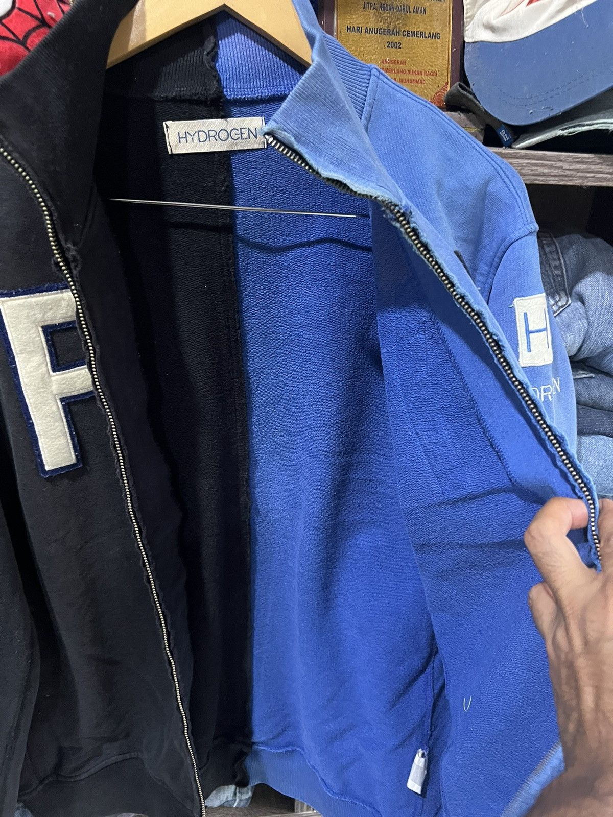 HYDROGEN 🔥Hydrogen FIAT Zipper Jacket Size US L / EU 52-54 / 3 - 12 Thumbnail