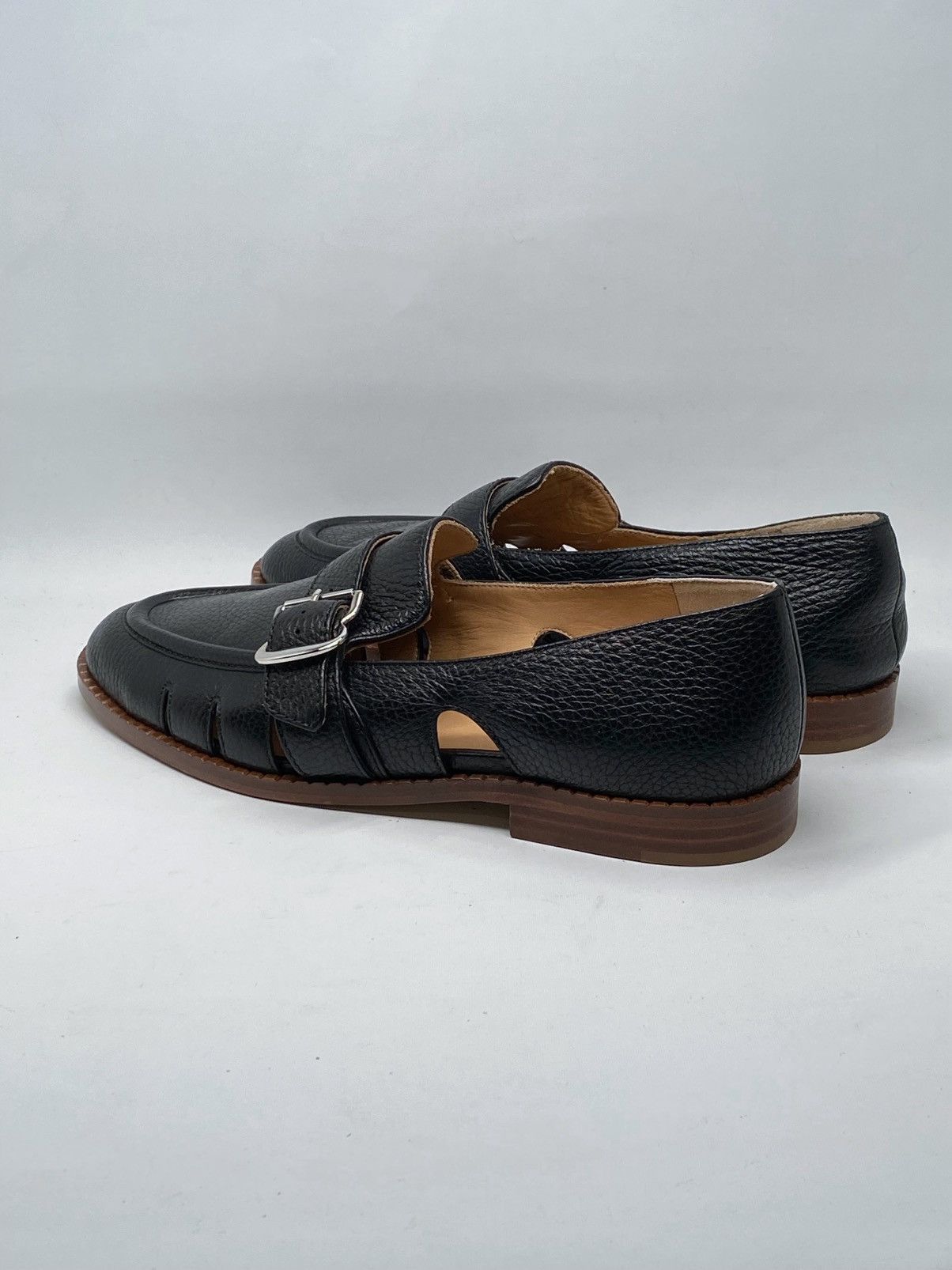 Gabriela Hearst Gabriela Hearst cutout pebbled-leather loafers size 38.5 Size US 8.5 / IT 38.5 - 6 Thumbnail